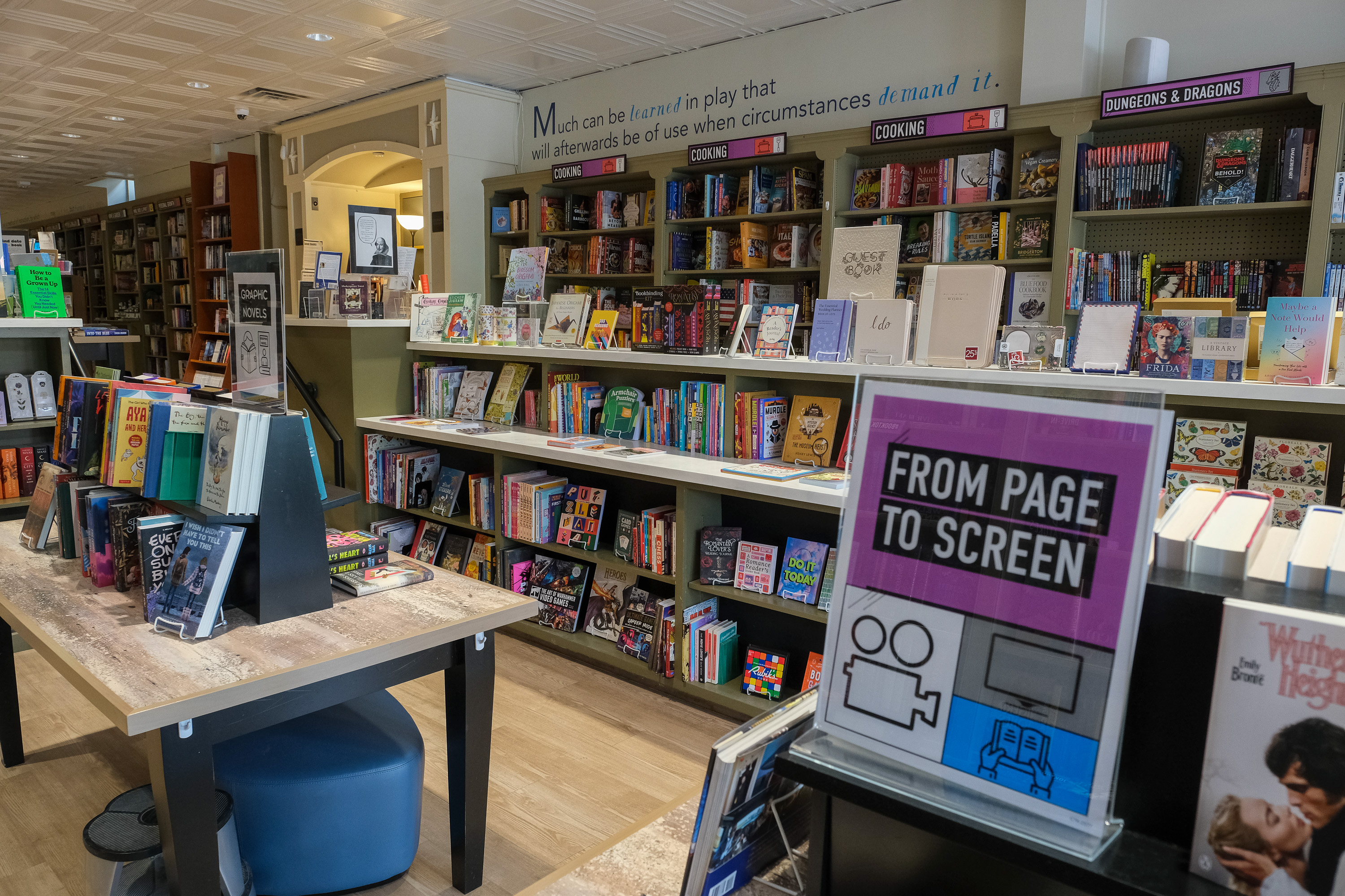 Moravian Book Shop inventory is seen May 13, 2026, in...