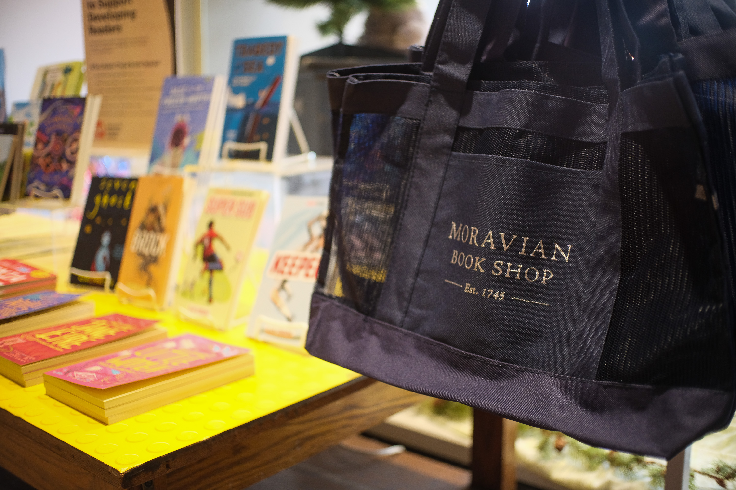 Moravian Book Shop inventory is seen May 13, 2026, in...