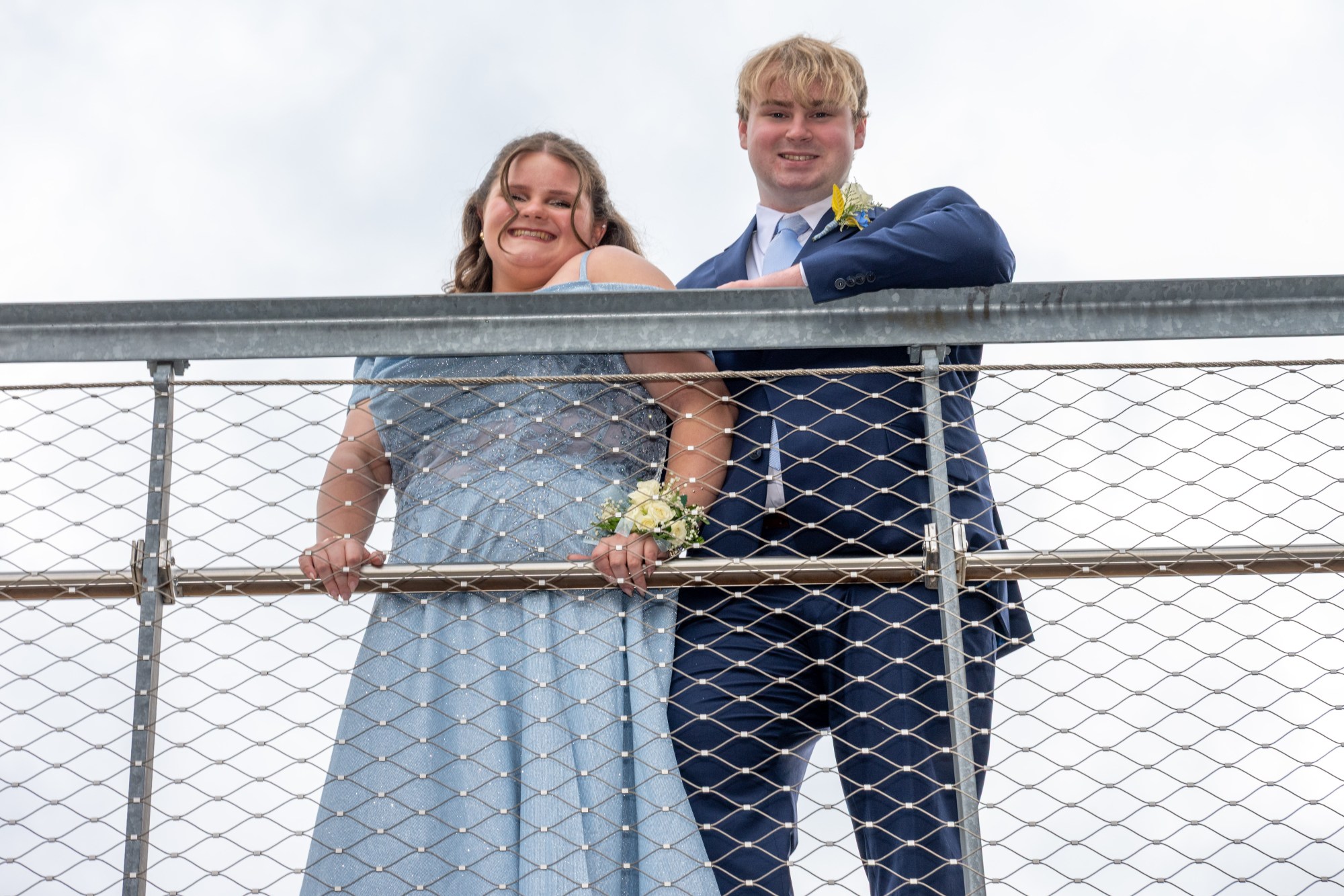 Nazareth Area High School held its prom on Friday, May 8, 2026, at SteelStacks in Bethlehem. Students and their guests arrive to the big night.(Jonathan Broady/Special to The Morning Call)