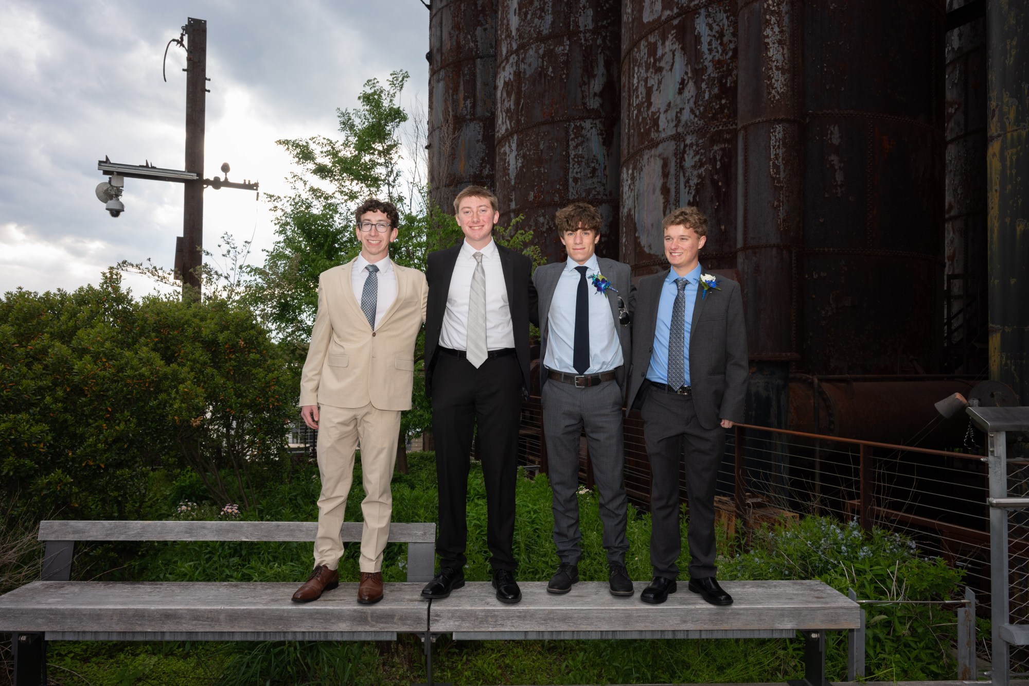Nazareth Area High School held its prom on Friday, May 8, 2026, at SteelStacks in Bethlehem. Students and their guests arrive to the big night.(Jonathan Broady/Special to The Morning Call)