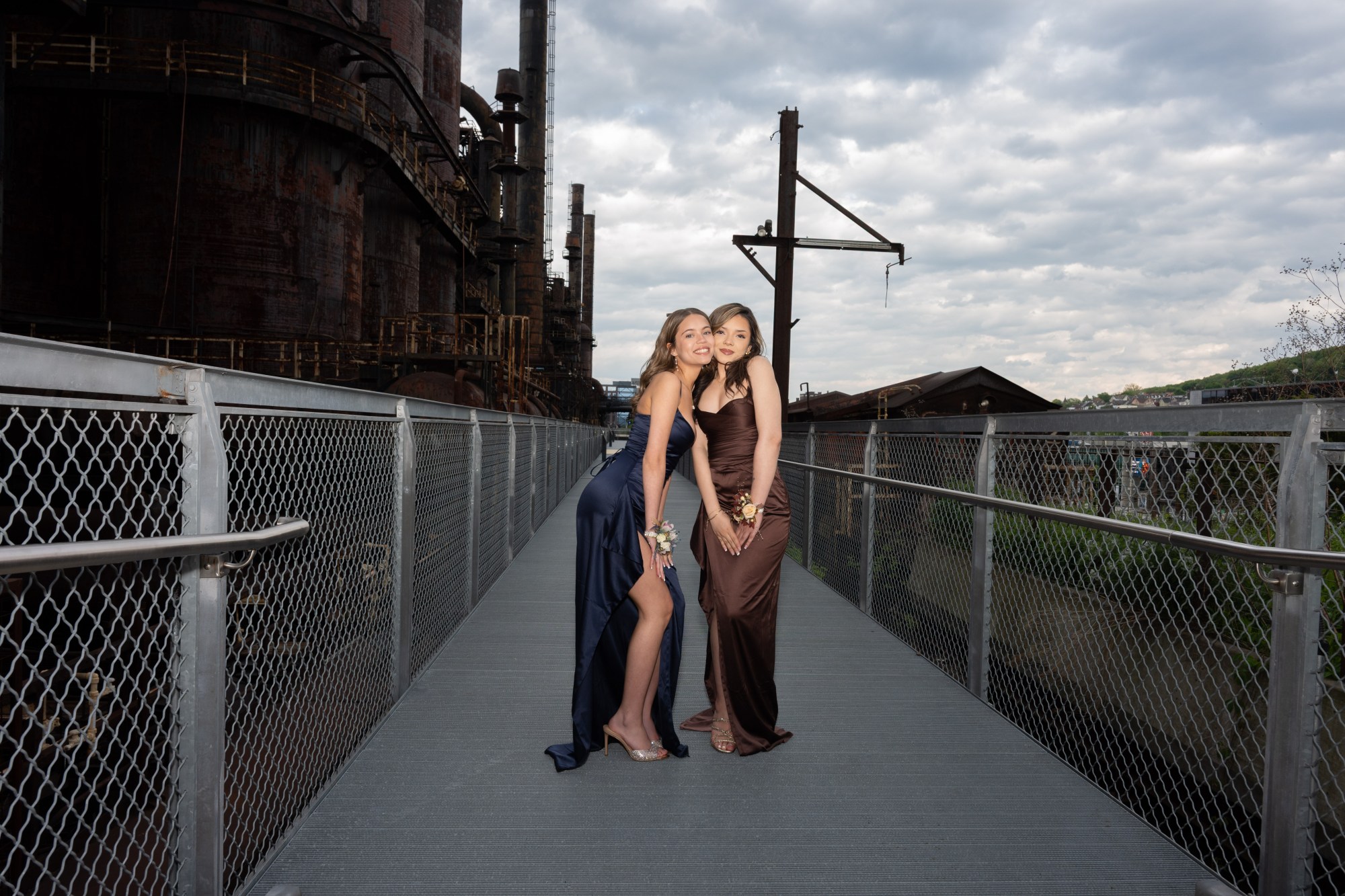 Nazareth Area High School held its prom on Friday, May 8, 2026, at SteelStacks in Bethlehem. Students and their guests arrive to the big night.(Jonathan Broady/Special to The Morning Call)