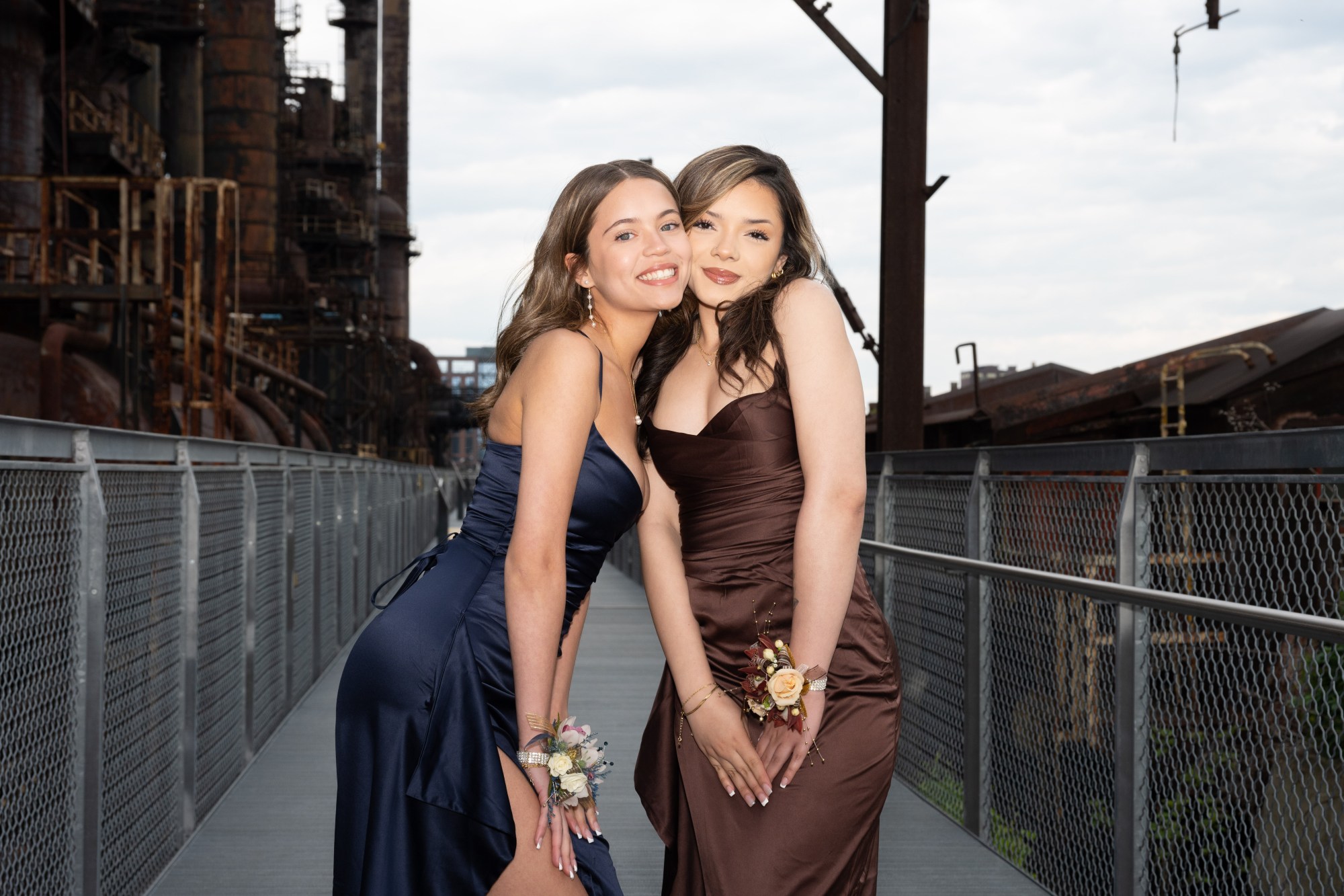 Nazareth Area High School held its prom on Friday, May 8, 2026, at SteelStacks in Bethlehem. Students and their guests arrive to the big night.(Jonathan Broady/Special to The Morning Call)