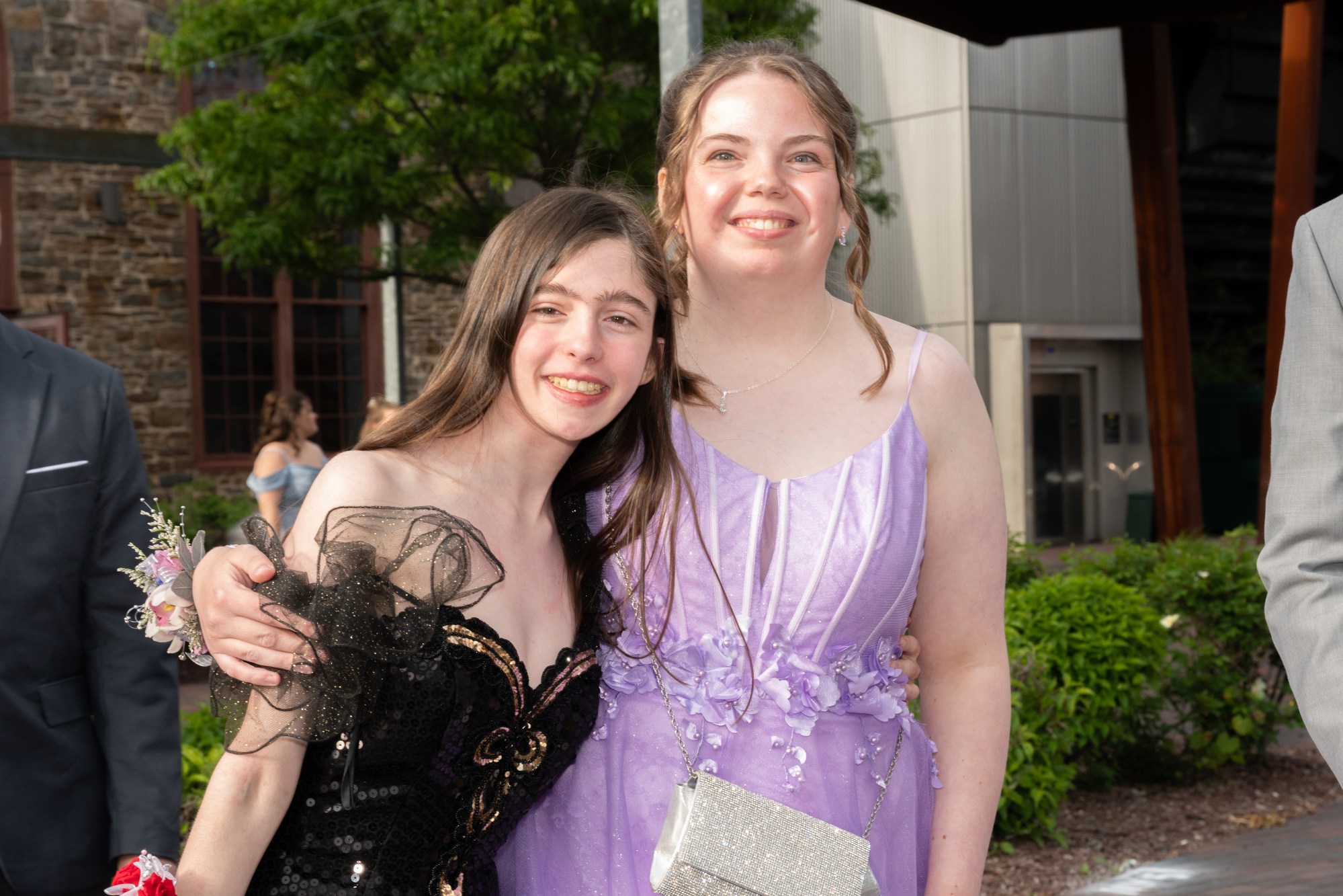 Nazareth Area High School held its prom on Friday, May 8, 2026, at SteelStacks in Bethlehem. Students and their guests arrive to the big night.(Jonathan Broady/Special to The Morning Call)