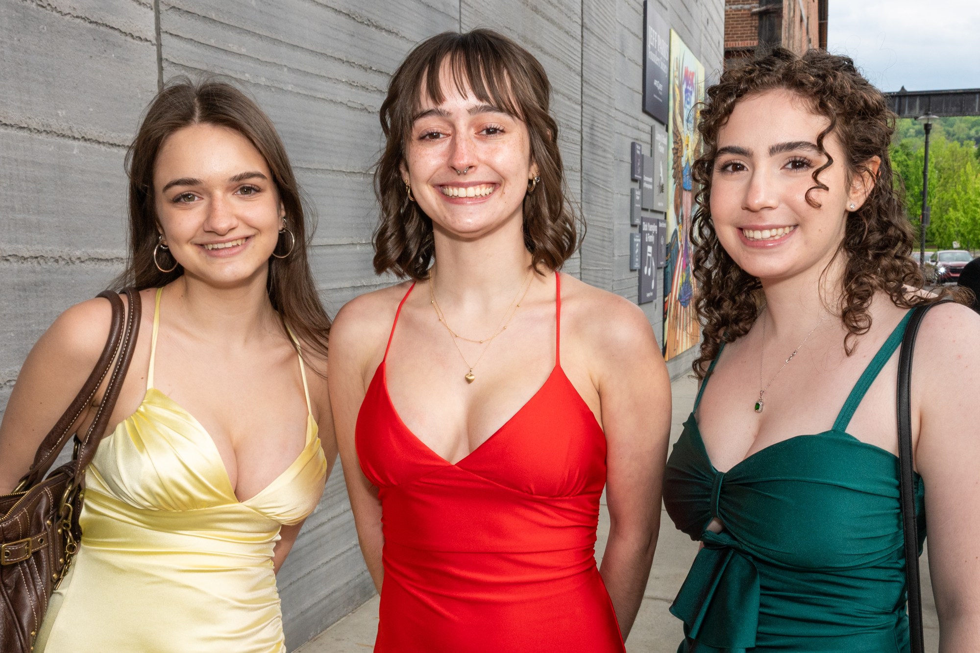 Nazareth Area High School held its prom on Friday, May 8, 2026, at SteelStacks in Bethlehem. Students and their guests arrive to the big night.(Jonathan Broady/Special to The Morning Call)