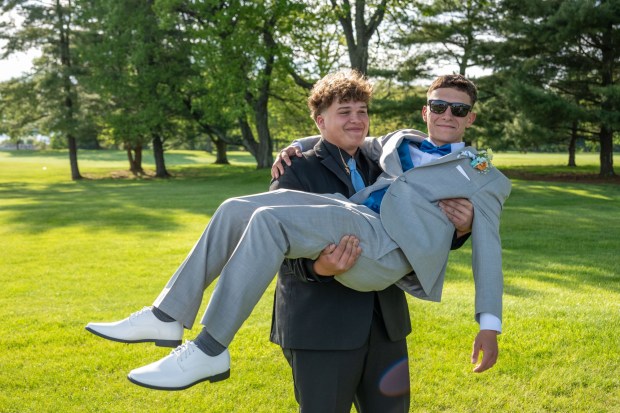 Northern Lehigh High School held its prom Saturday, May 16, 2026, at Northampton Country Club in Bethlehem Township. Students and their guests arrive to the big night.