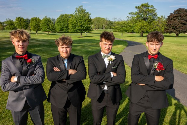 Northern Lehigh High School held its prom Saturday, May 16, 2026, at Northampton Country Club in Bethlehem Township. Students and their guests arrive to the big night.