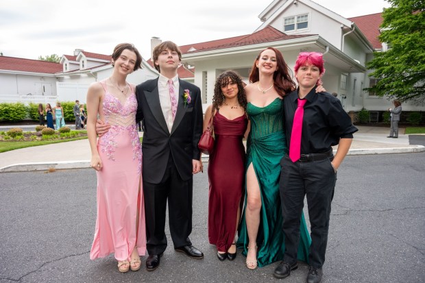 Northern Lehigh High School held its prom Saturday, May 16, 2026, at Northampton Country Club in Bethlehem Township. Students and their guests arrive to the big night.