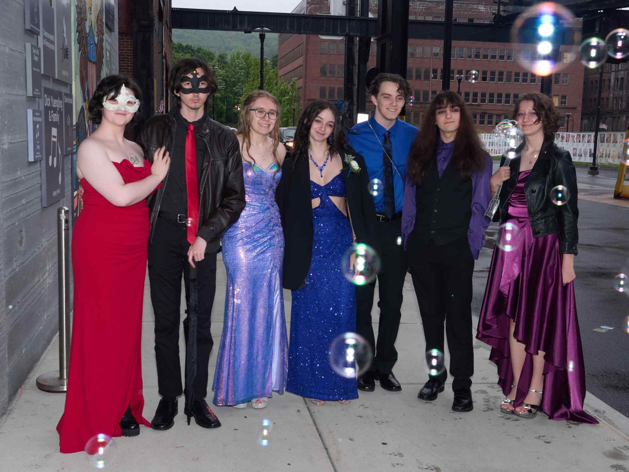 Northampton Area High School held its 2026 prom Saturday, May 23, at SteelStack in Bethlehem. Students and their guests arrive to the big night. (David Garrett/Special to The Morning Call)