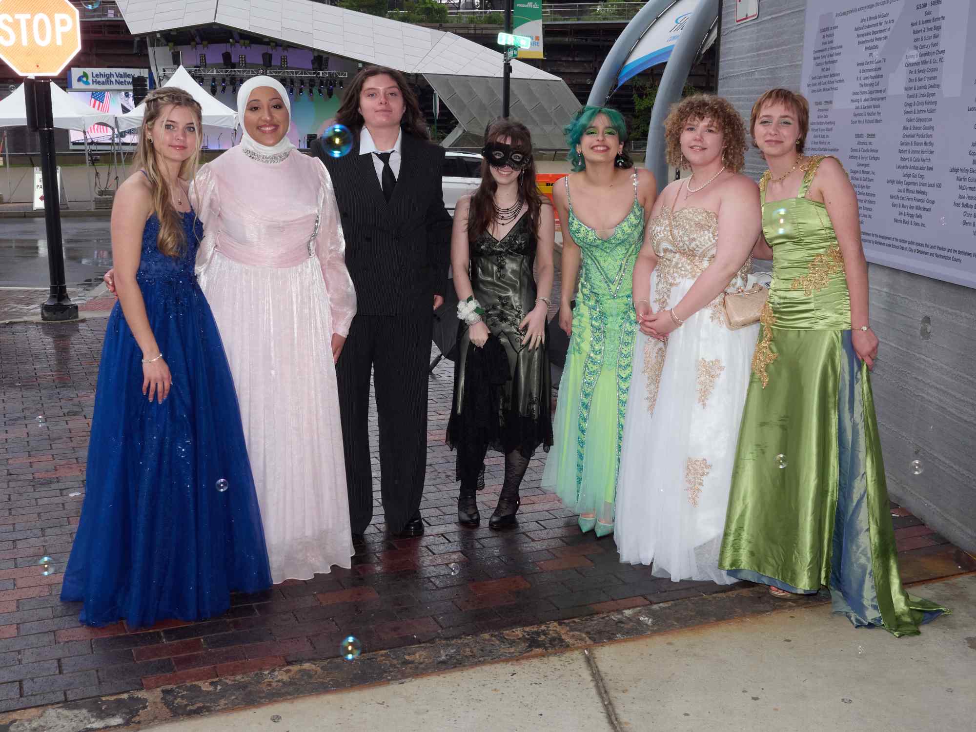 Northampton Area High School held its 2026 prom Saturday, May 23, at SteelStack in Bethlehem. Students and their guests arrive to the big night. (David Garrett/Special to The Morning Call)