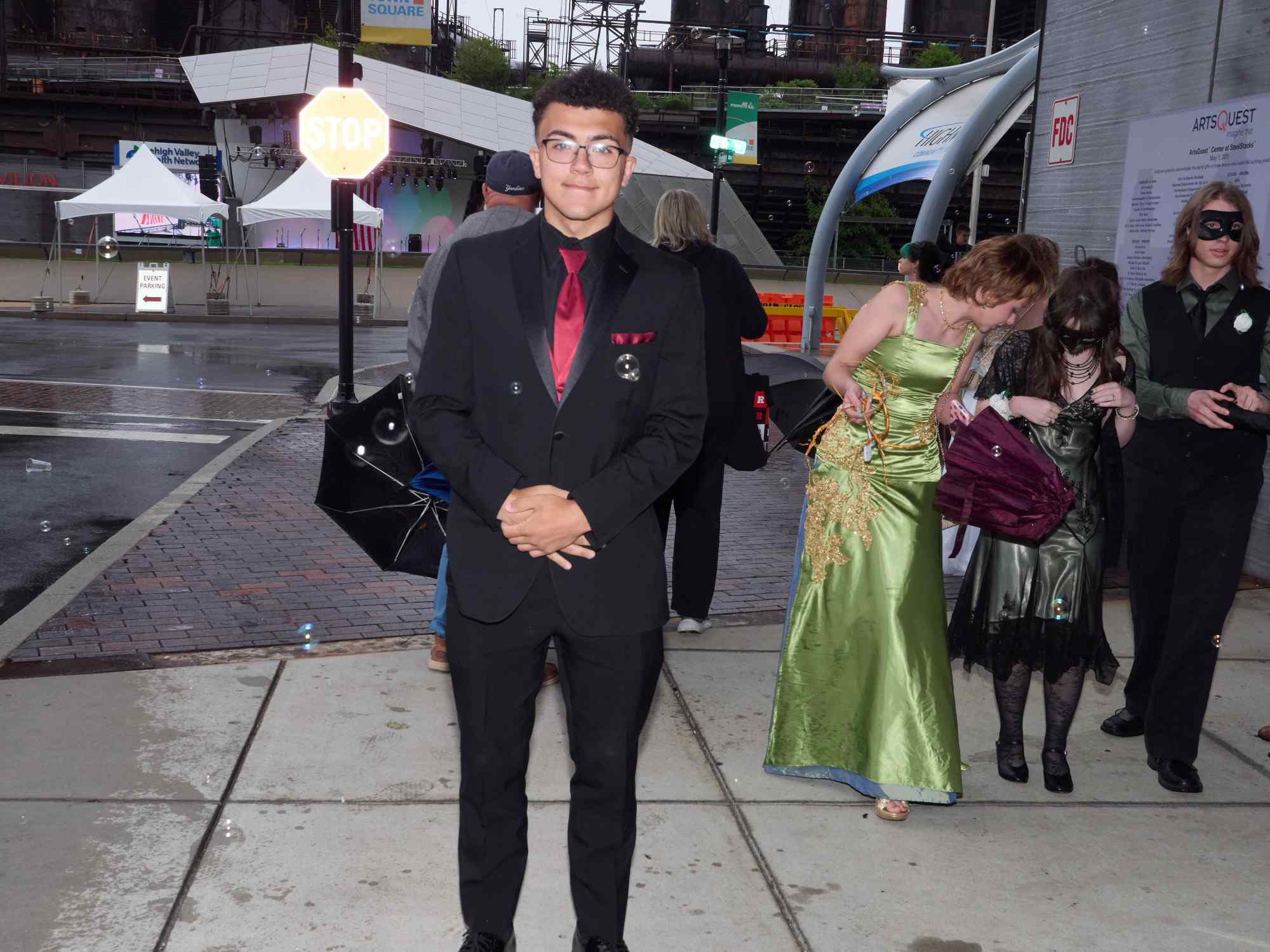 Northampton Area High School held its 2026 prom Saturday, May 23, at SteelStack in Bethlehem. Students and their guests arrive to the big night. (David Garrett/Special to The Morning Call)
