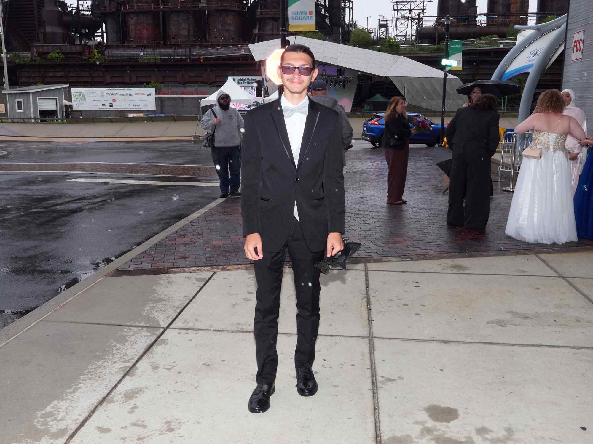 Northampton Area High School held its 2026 prom Saturday, May 23, at SteelStack in Bethlehem. Students and their guests arrive to the big night. (David Garrett/Special to The Morning Call)