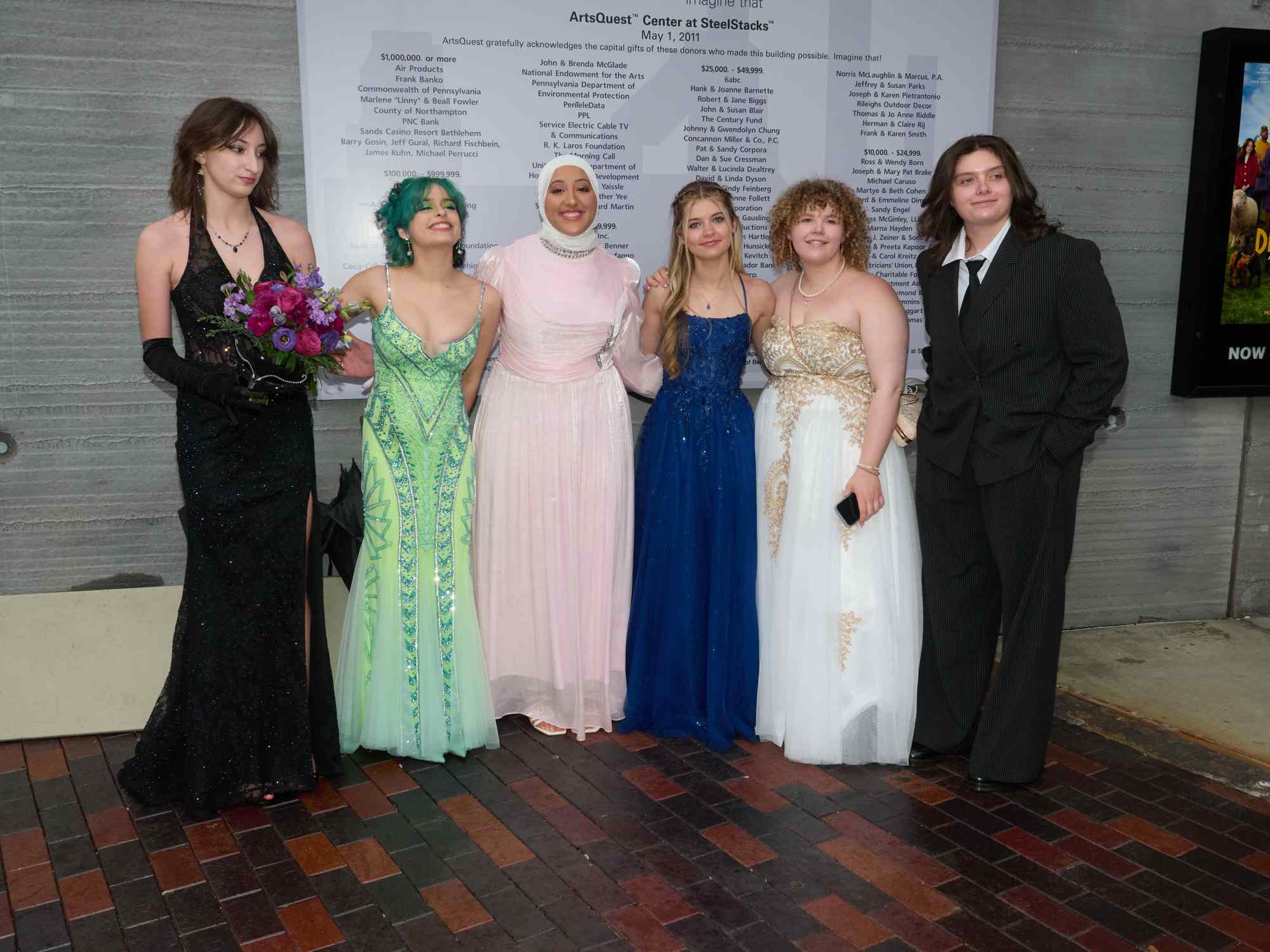 Northampton Area High School held its 2026 prom Saturday, May 23, at SteelStack in Bethlehem. Students and their guests arrive to the big night. (David Garrett/Special to The Morning Call)