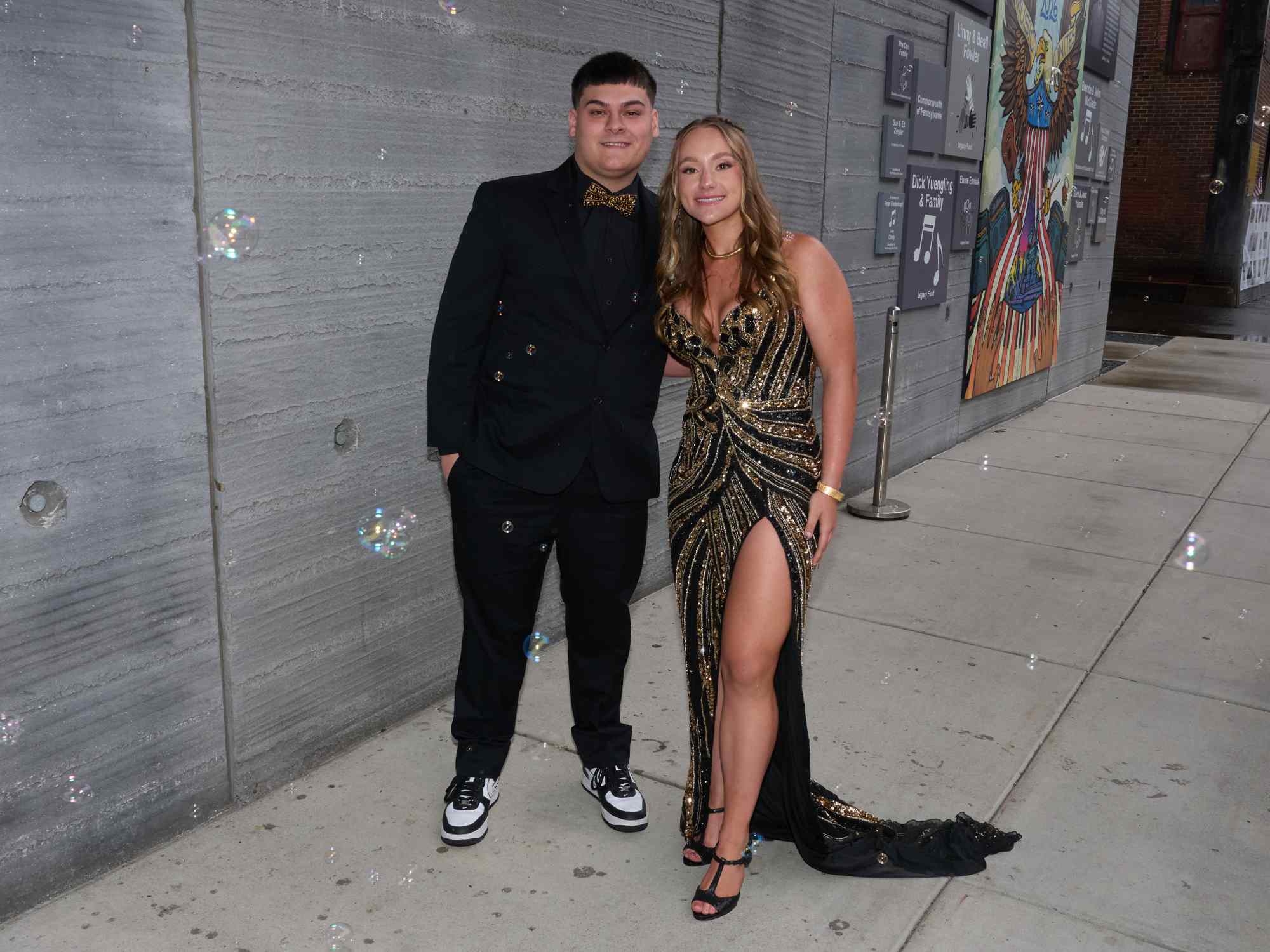 Northampton Area High School held its 2026 prom Saturday, May 23, at SteelStack in Bethlehem. Students and their guests arrive to the big night. (David Garrett/Special to The Morning Call)