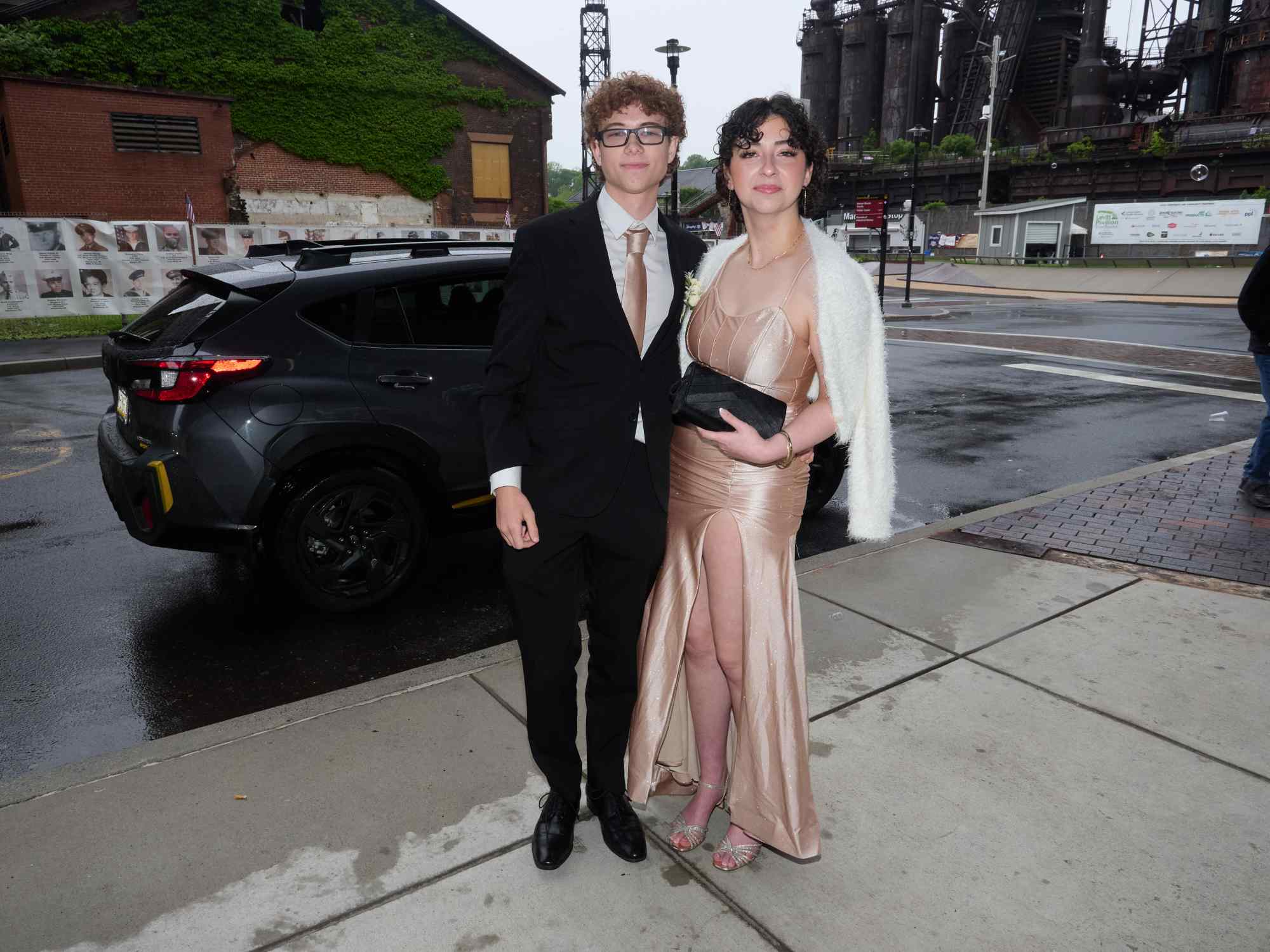 Northampton Area High School held its 2026 prom Saturday, May 23, at SteelStack in Bethlehem. Students and their guests arrive to the big night. (David Garrett/Special to The Morning Call)