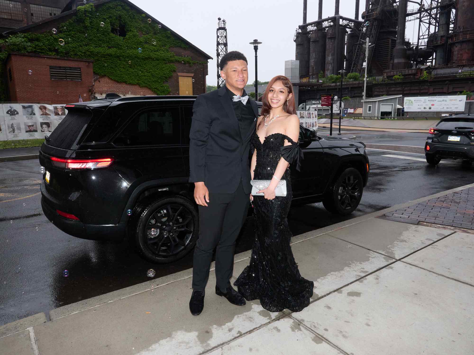 Northampton Area High School held its 2026 prom Saturday, May 23, at SteelStack in Bethlehem. Students and their guests arrive to the big night. (David Garrett/Special to The Morning Call)