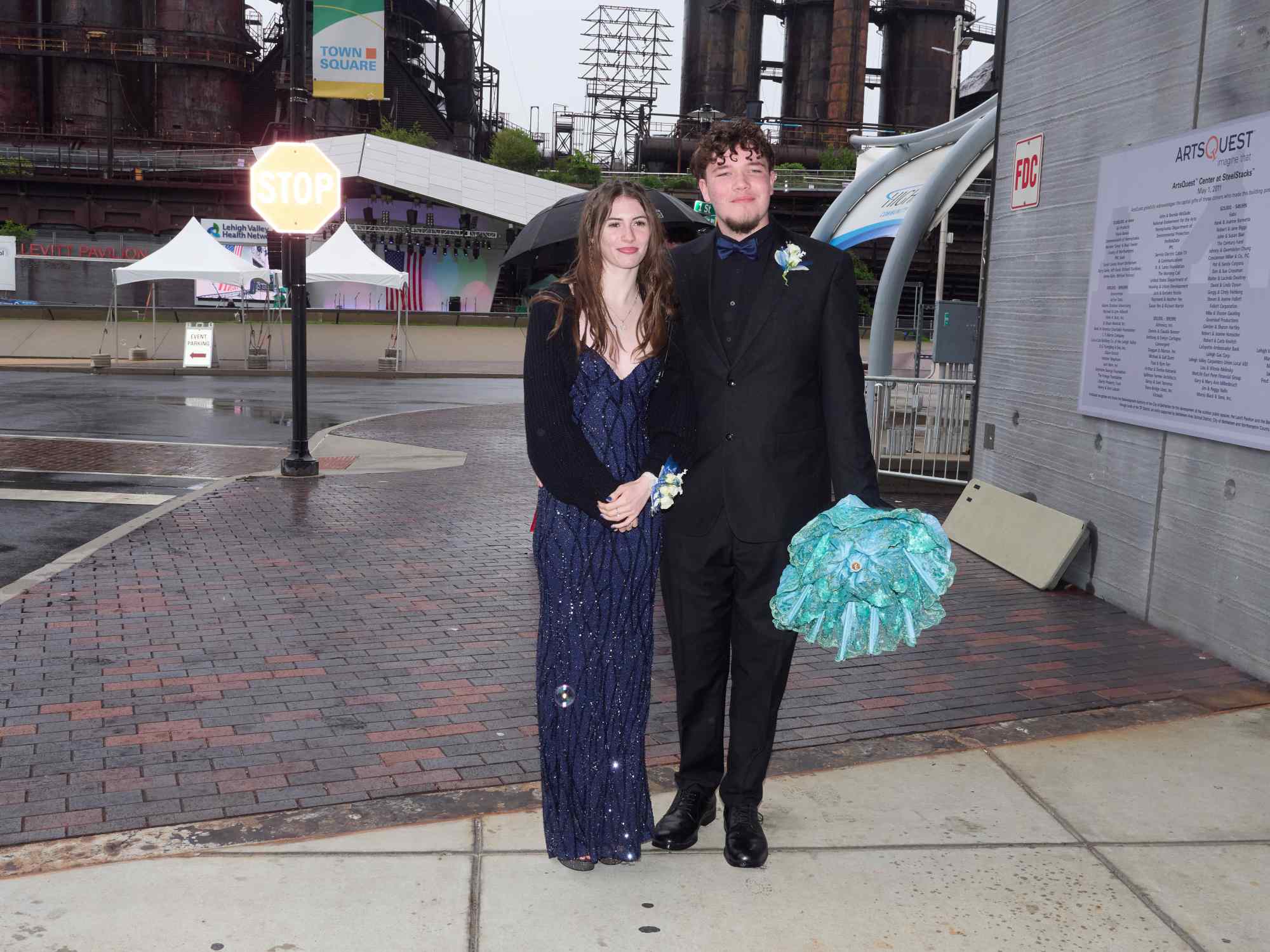 Northampton Area High School held its 2026 prom Saturday, May 23, at SteelStack in Bethlehem. Students and their guests arrive to the big night. (David Garrett/Special to The Morning Call)
