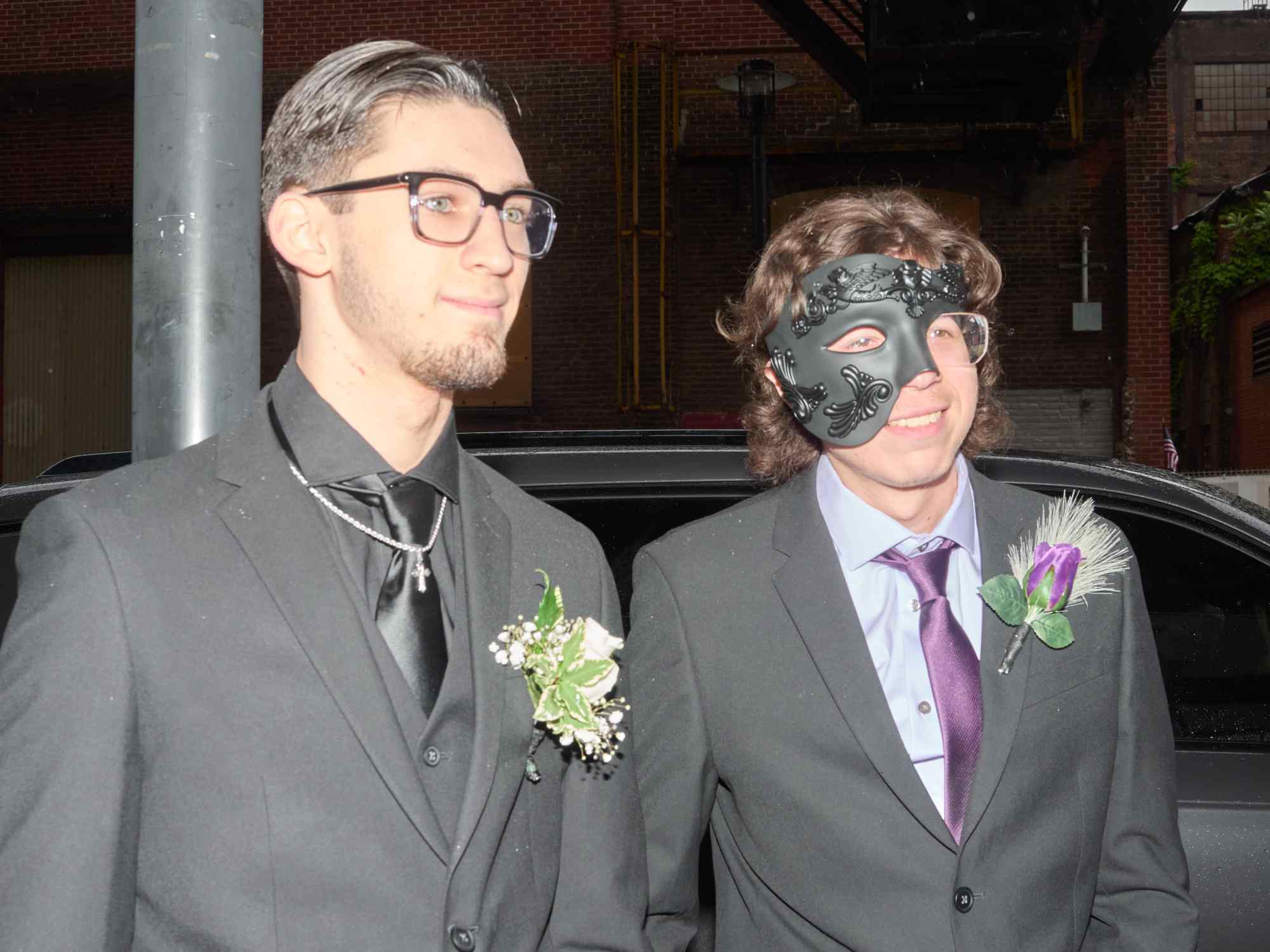 Northampton Area High School held its 2026 prom Saturday, May 23, at SteelStack in Bethlehem. Students and their guests arrive to the big night. (David Garrett/Special to The Morning Call)