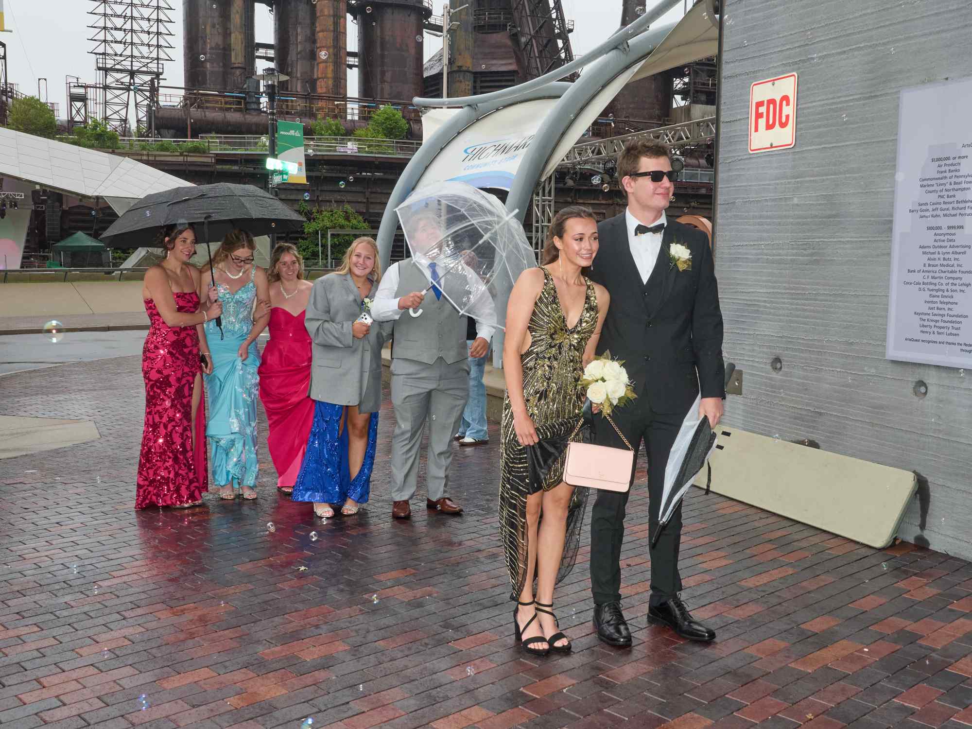 Northampton Area High School held its 2026 prom Saturday, May 23, at SteelStack in Bethlehem. Students and their guests arrive to the big night. (David Garrett/Special to The Morning Call)