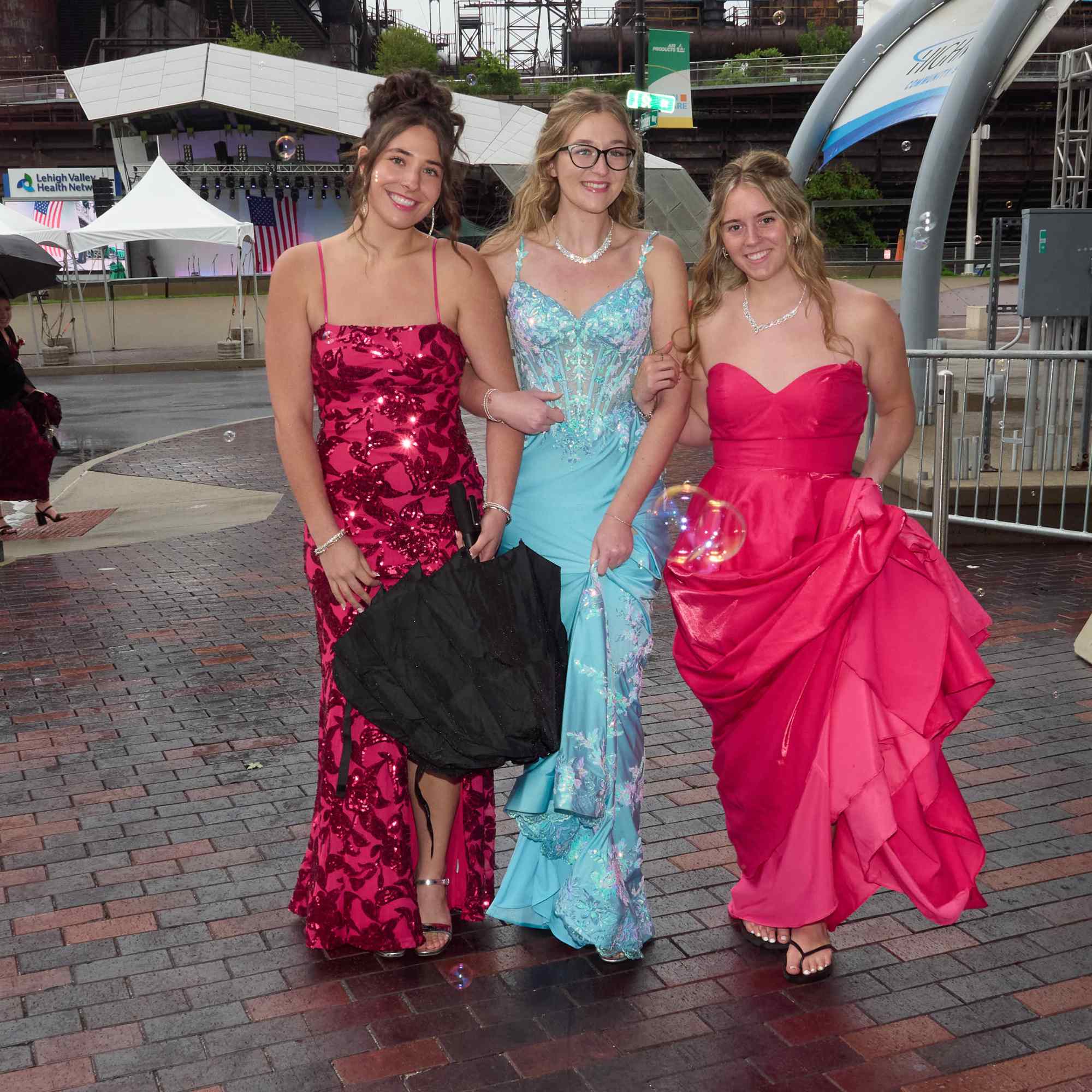 Northampton Area High School held its 2026 prom Saturday, May 23, at SteelStack in Bethlehem. Students and their guests arrive to the big night. (David Garrett/Special to The Morning Call)