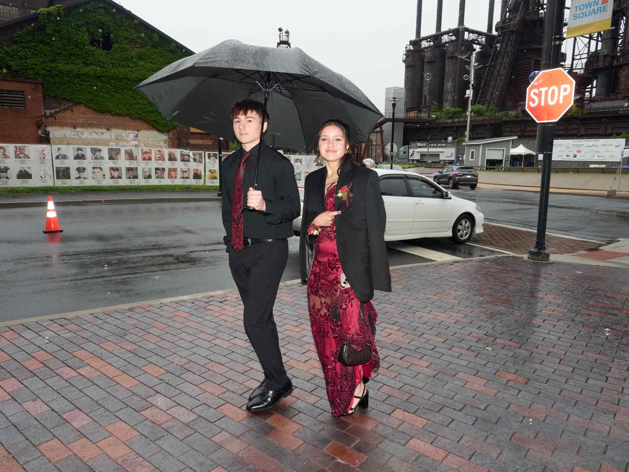 Northampton Area High School held its 2026 prom Saturday, May 23, at SteelStack in Bethlehem. Students and their guests arrive to the big night. (David Garrett/Special to The Morning Call)