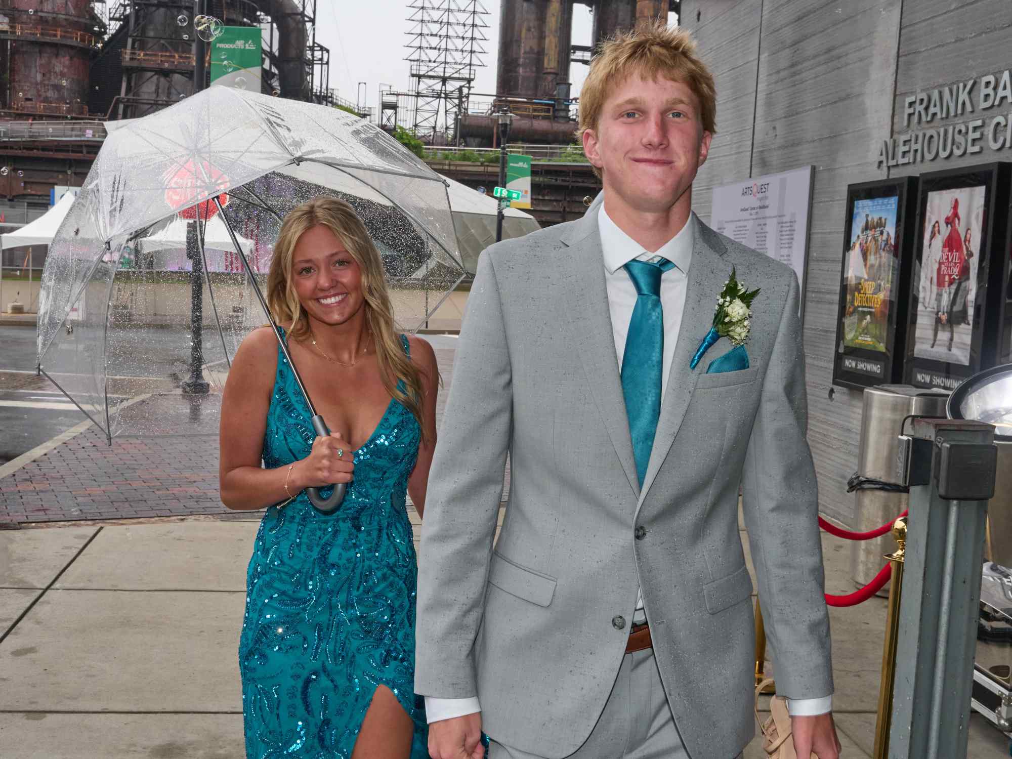 Northampton Area High School held its 2026 prom Saturday, May 23, at SteelStack in Bethlehem. Students and their guests arrive to the big night. (David Garrett/Special to The Morning Call)
