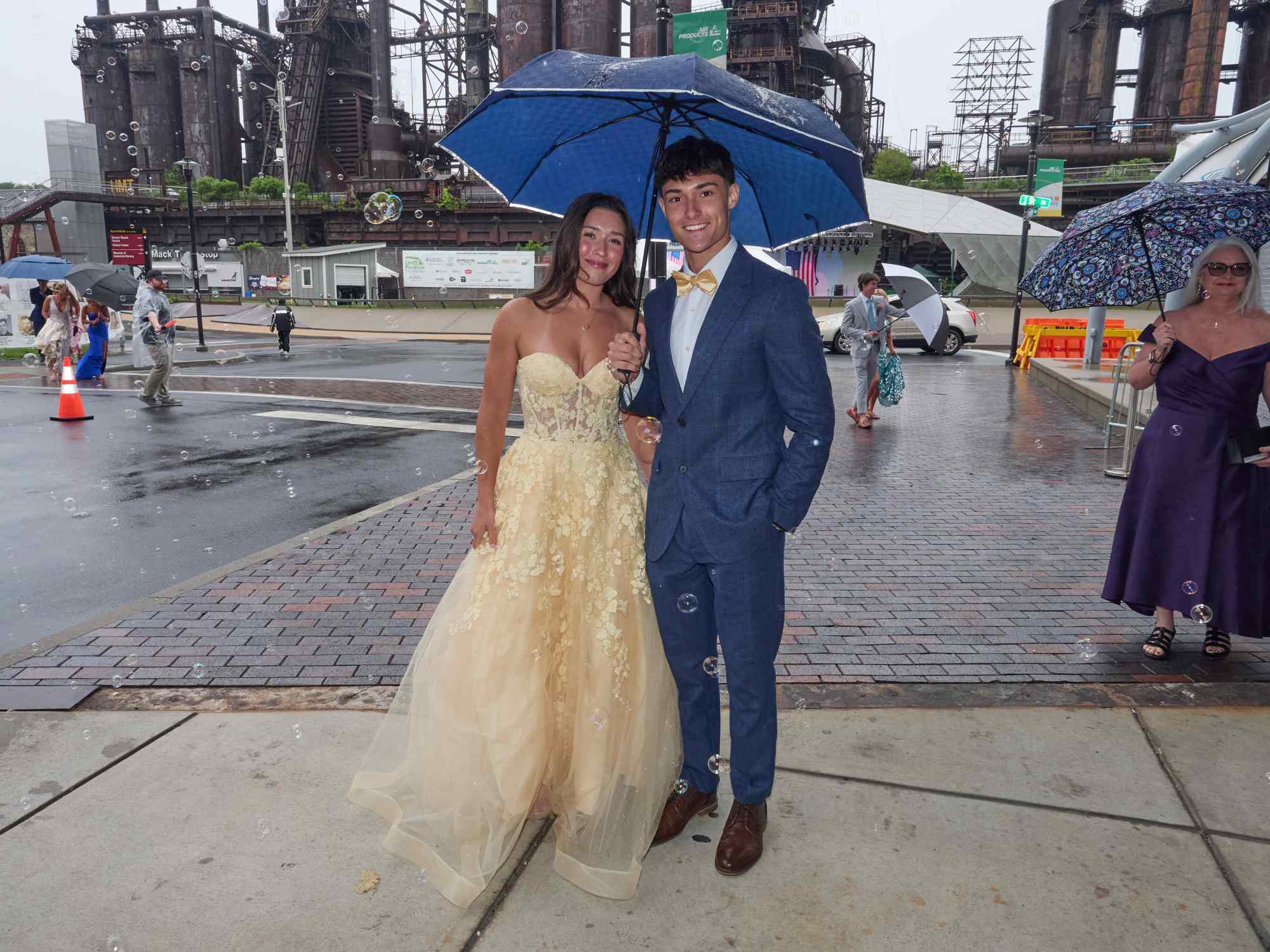 Northampton Area High School held its 2026 prom Saturday, May 23, at SteelStack in Bethlehem. Students and their guests arrive to the big night. (David Garrett/Special to The Morning Call)