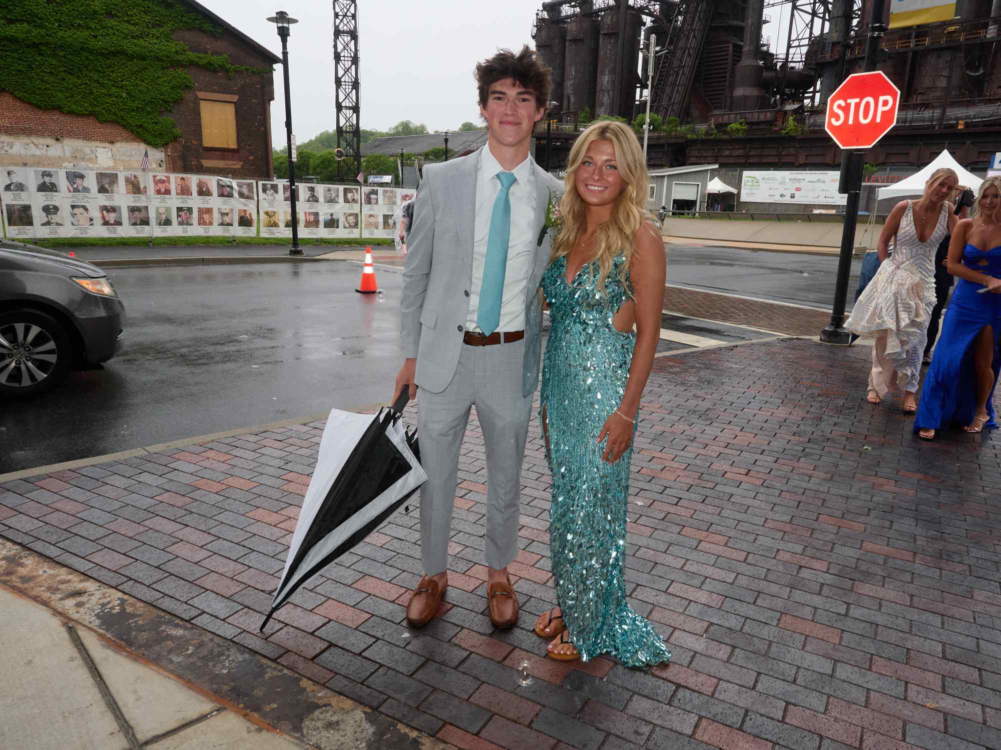 Northampton Area High School held its 2026 prom Saturday, May 23, at SteelStack in Bethlehem. Students and their guests arrive to the big night. (David Garrett/Special to The Morning Call)