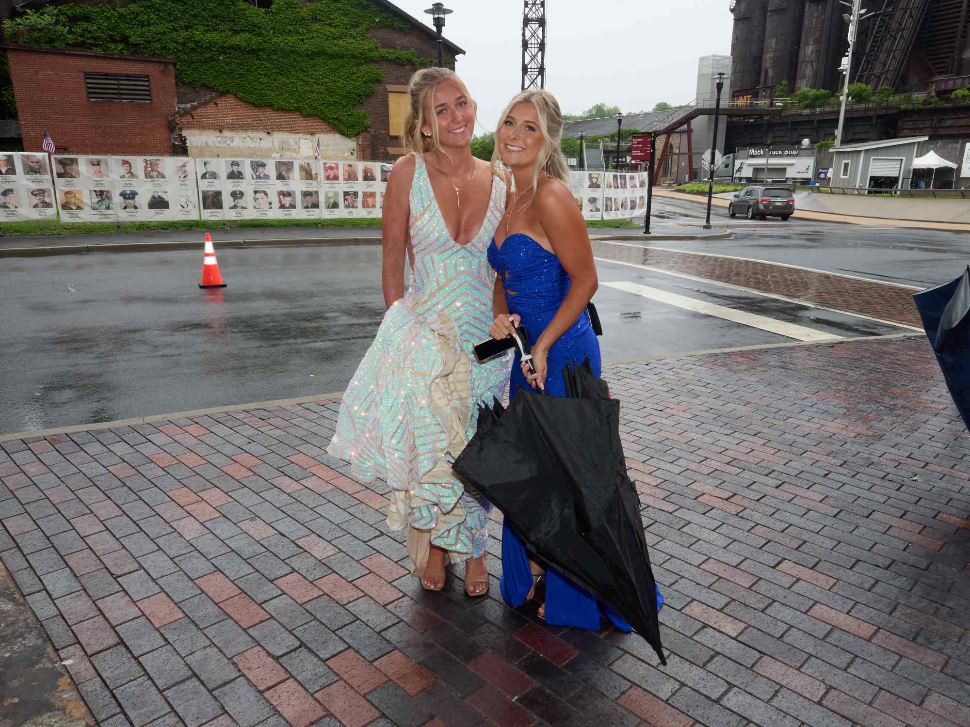 Northampton Area High School held its 2026 prom Saturday, May 23, at SteelStack in Bethlehem. Students and their guests arrive to the big night. (David Garrett/Special to The Morning Call)