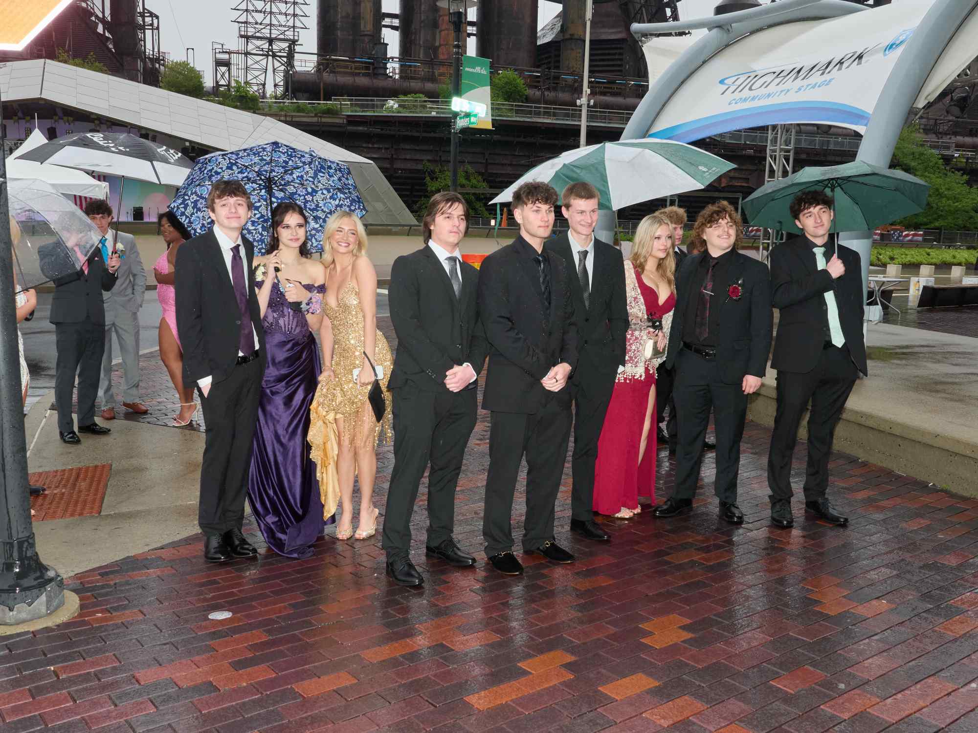 Northampton Area High School held its 2026 prom Saturday, May 23, at SteelStack in Bethlehem. Students and their guests arrive to the big night. (David Garrett/Special to The Morning Call)