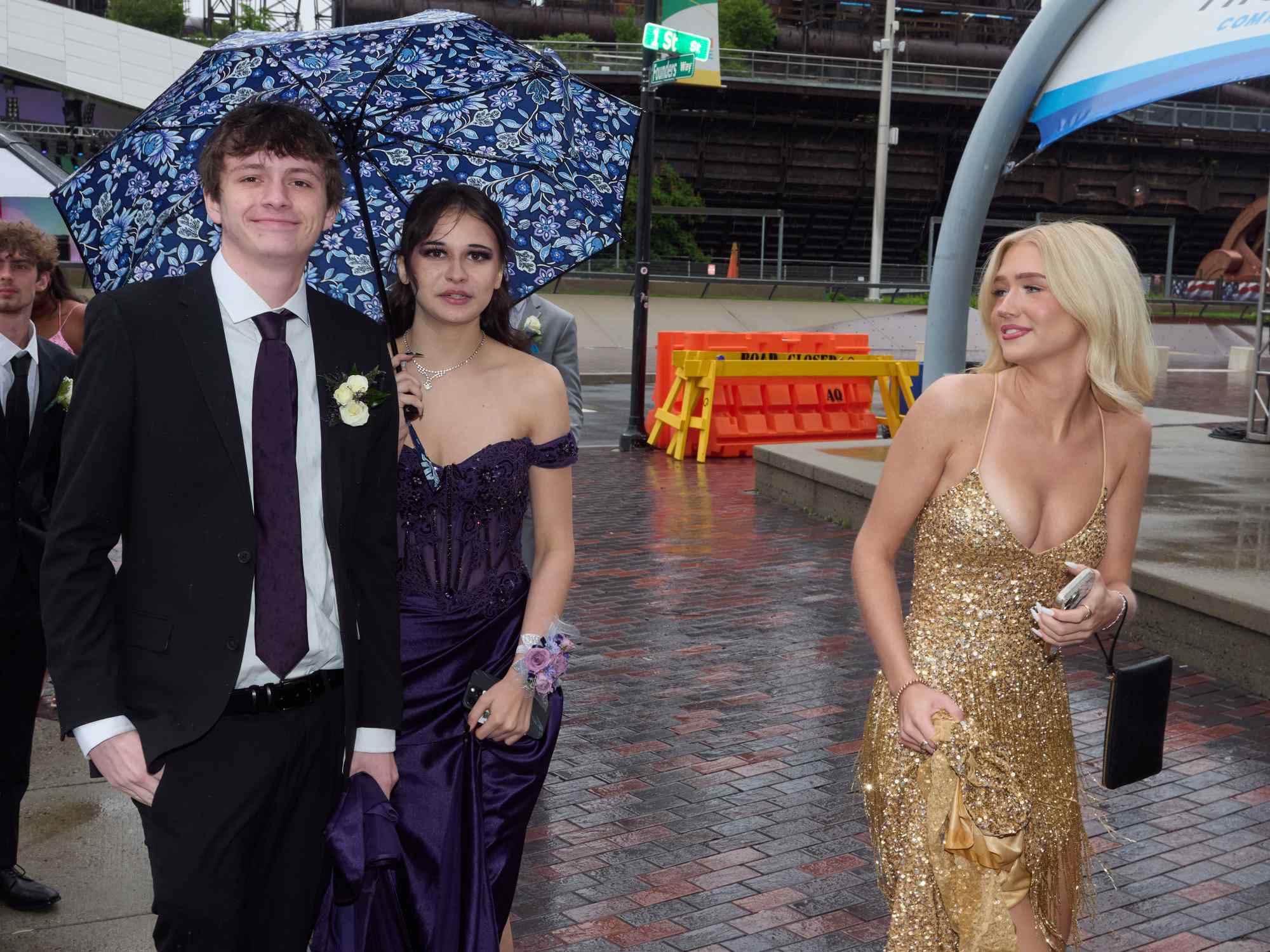 Northampton Area High School held its 2026 prom Saturday, May 23, at SteelStack in Bethlehem. Students and their guests arrive to the big night. (David Garrett/Special to The Morning Call)