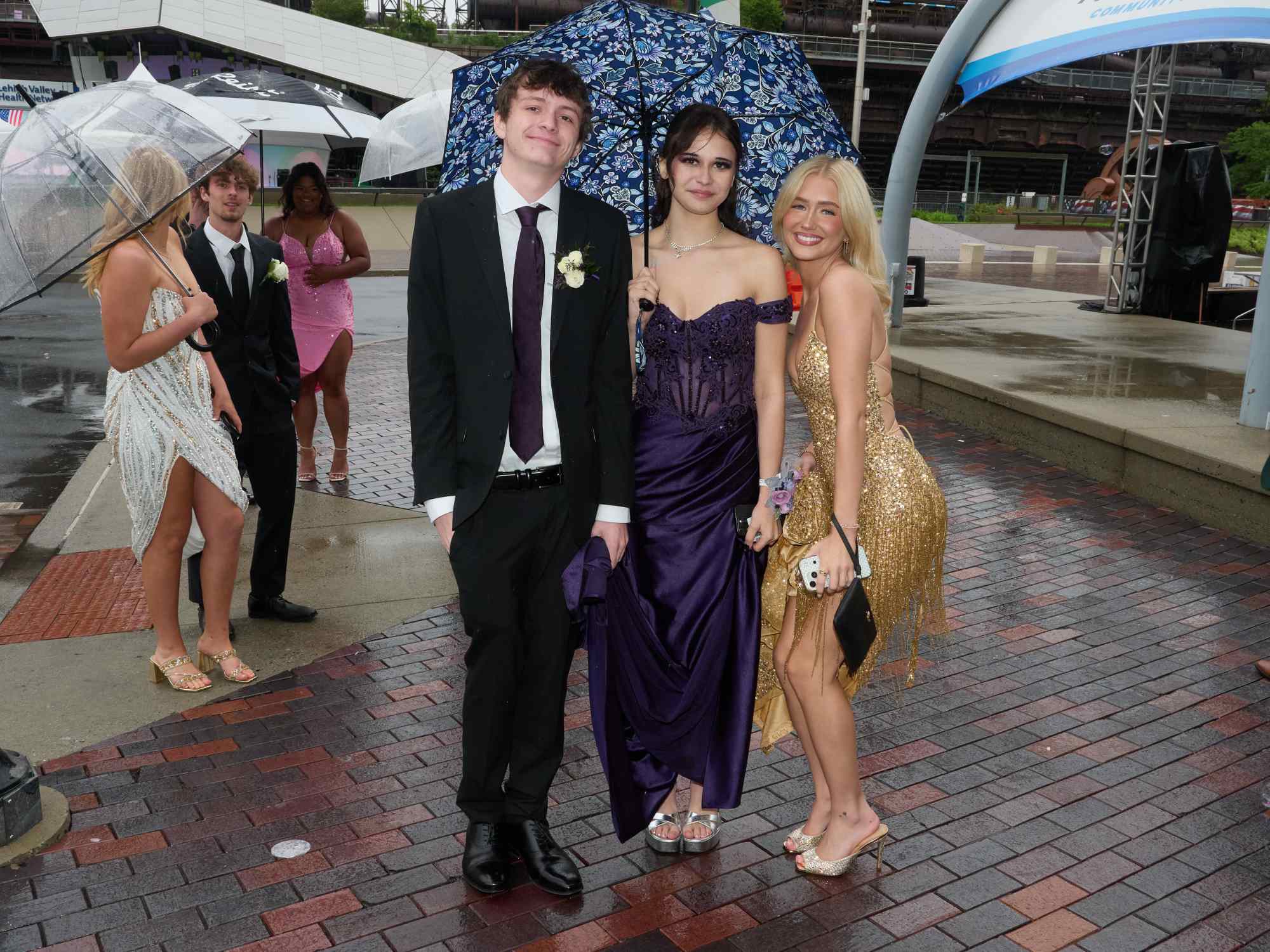 Northampton Area High School held its 2026 prom Saturday, May 23, at SteelStack in Bethlehem. Students and their guests arrive to the big night. (David Garrett/Special to The Morning Call)