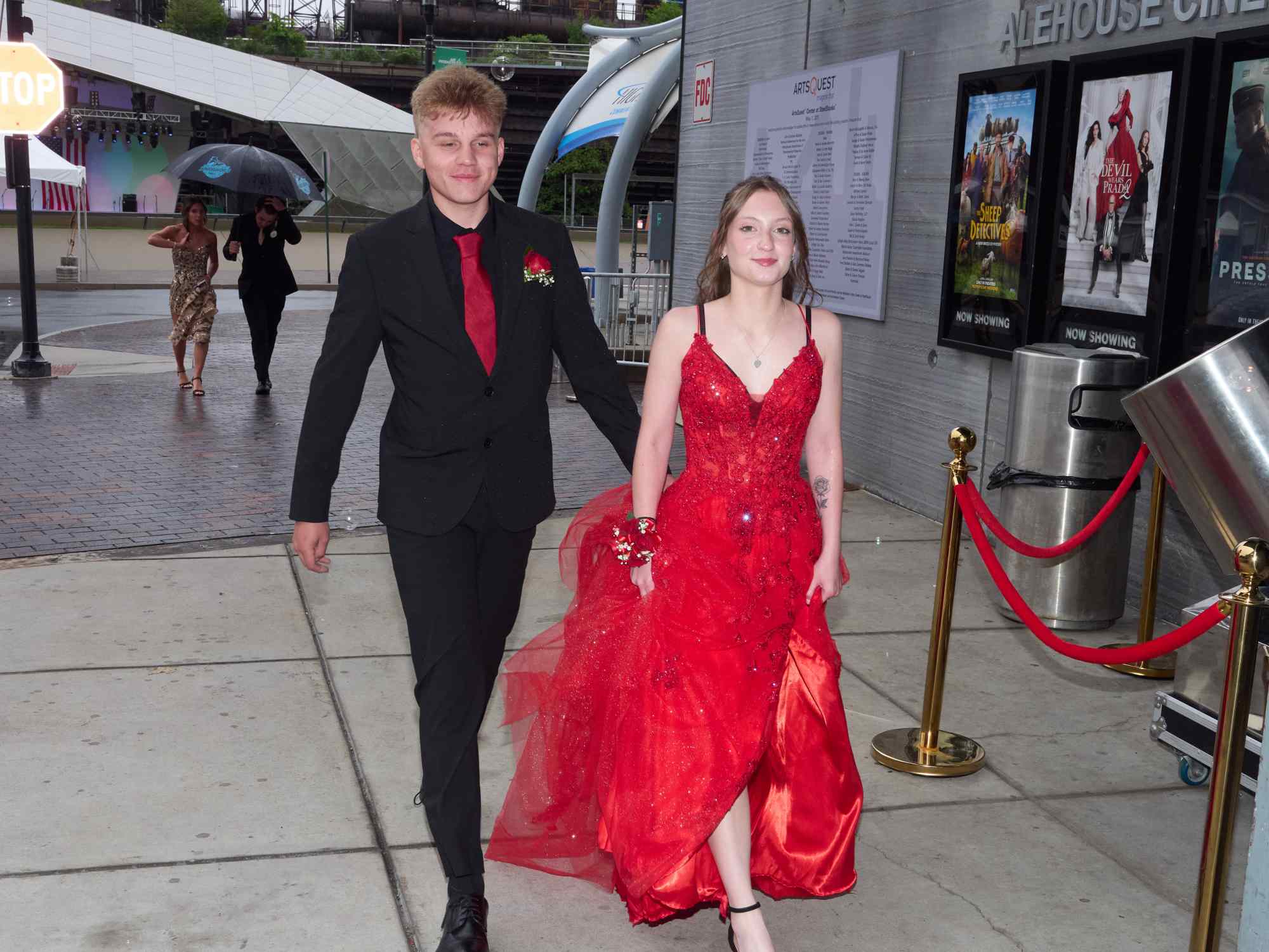 Northampton Area High School held its 2026 prom Saturday, May 23, at SteelStack in Bethlehem. Students and their guests arrive to the big night. (David Garrett/Special to The Morning Call)