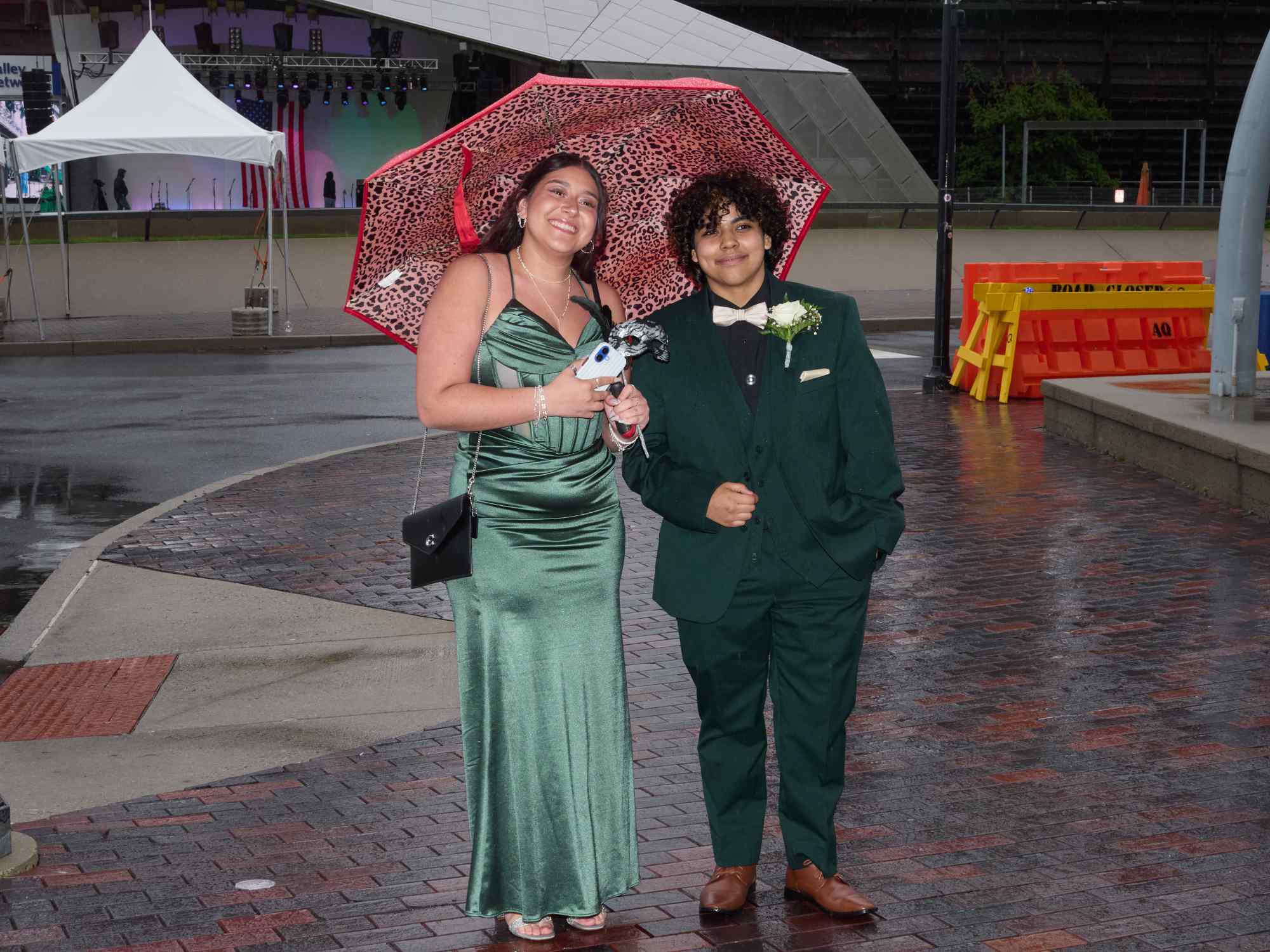 Northampton Area High School held its 2026 prom Saturday, May 23, at SteelStack in Bethlehem. Students and their guests arrive to the big night. (David Garrett/Special to The Morning Call)