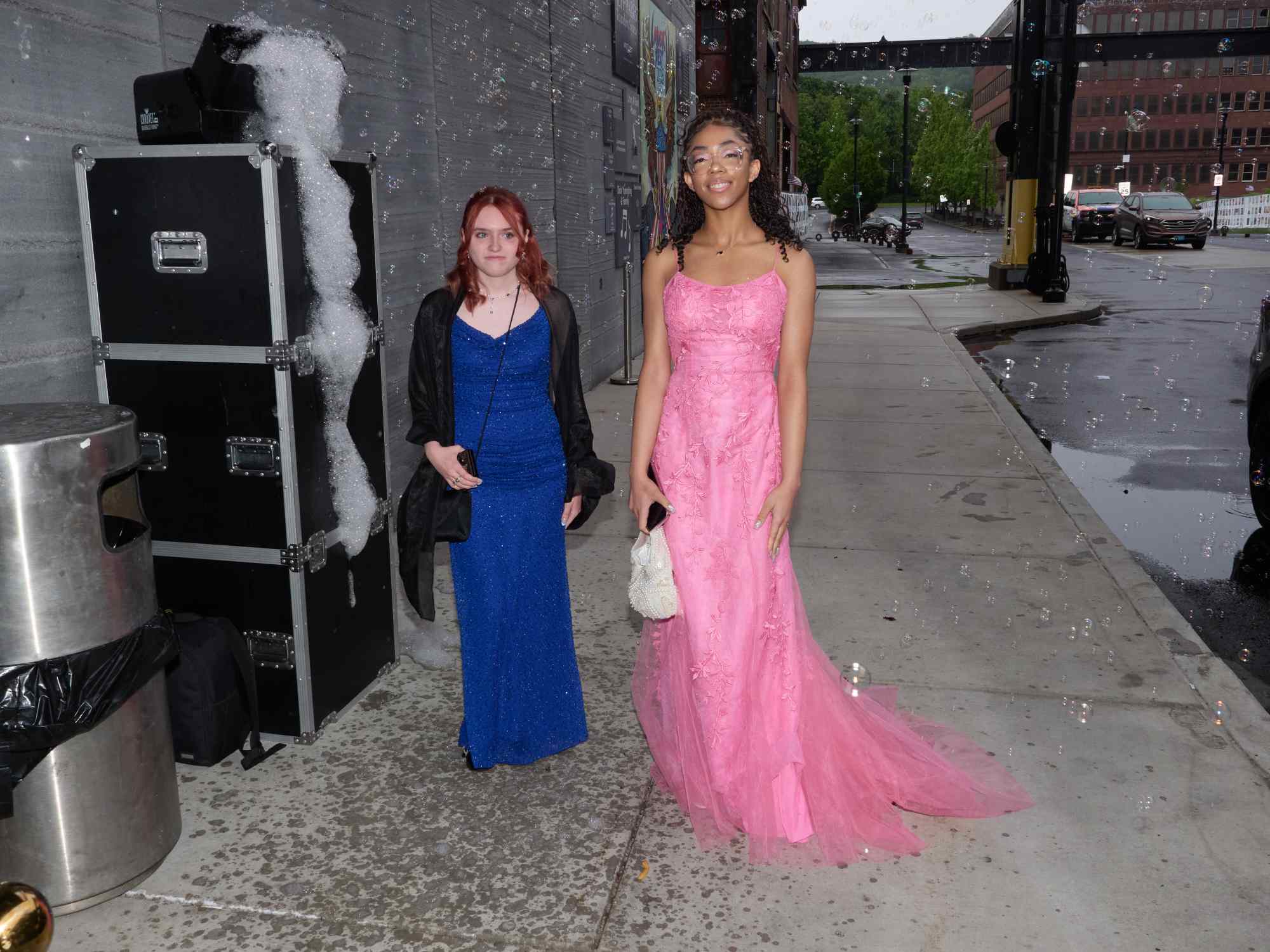 Northampton Area High School held its 2026 prom Saturday, May 23, at SteelStack in Bethlehem. Students and their guests arrive to the big night. (David Garrett/Special to The Morning Call)