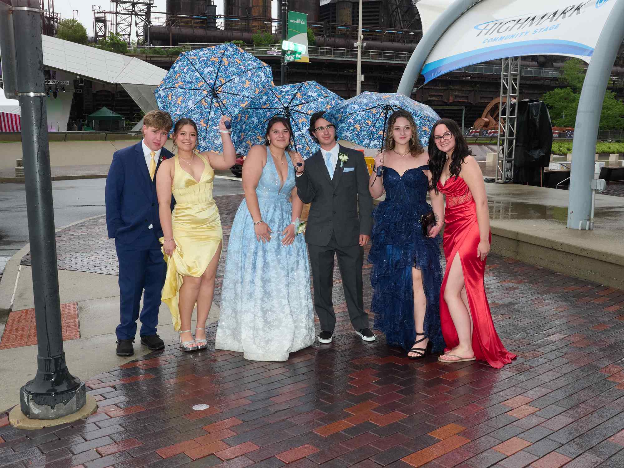 Northampton Area High School held its 2026 prom Saturday, May 23, at SteelStack in Bethlehem. Students and their guests arrive to the big night. (David Garrett/Special to The Morning Call)