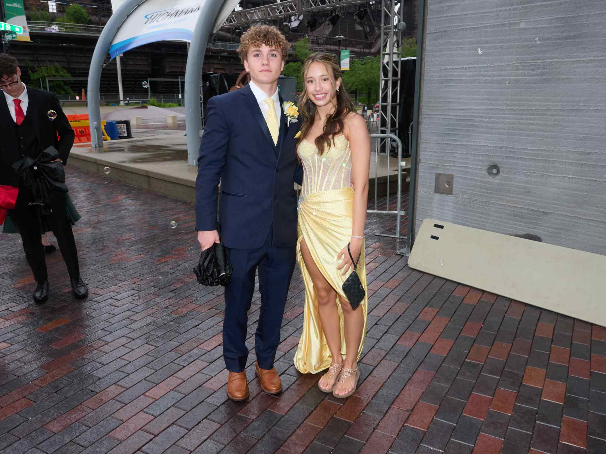 Northampton Area High School held its 2026 prom Saturday, May 23, at SteelStack in Bethlehem. Students and their guests arrive to the big night. (David Garrett/Special to The Morning Call)