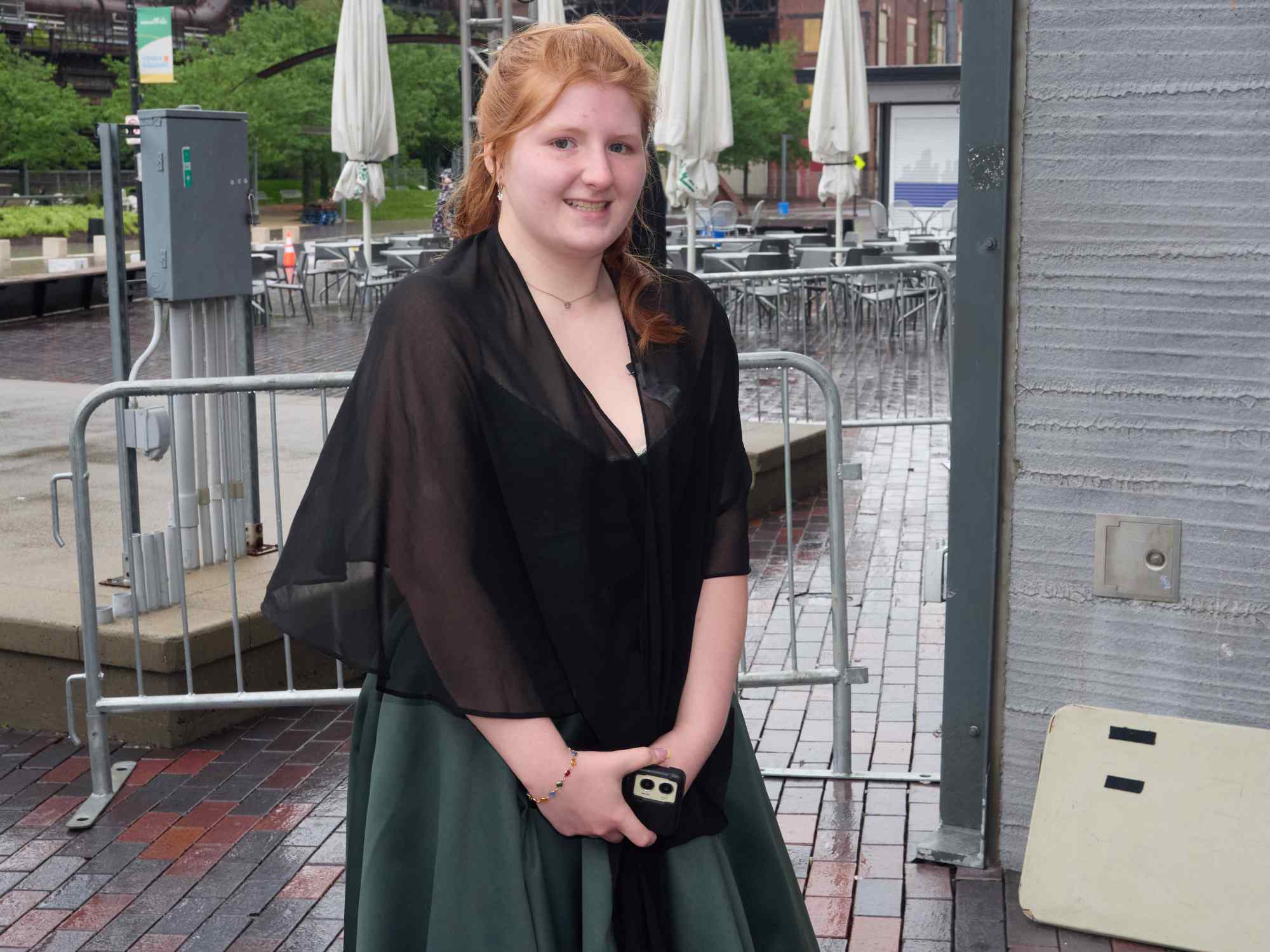 Northampton Area High School held its 2026 prom Saturday, May 23, at SteelStack in Bethlehem. Students and their guests arrive to the big night. (David Garrett/Special to The Morning Call)