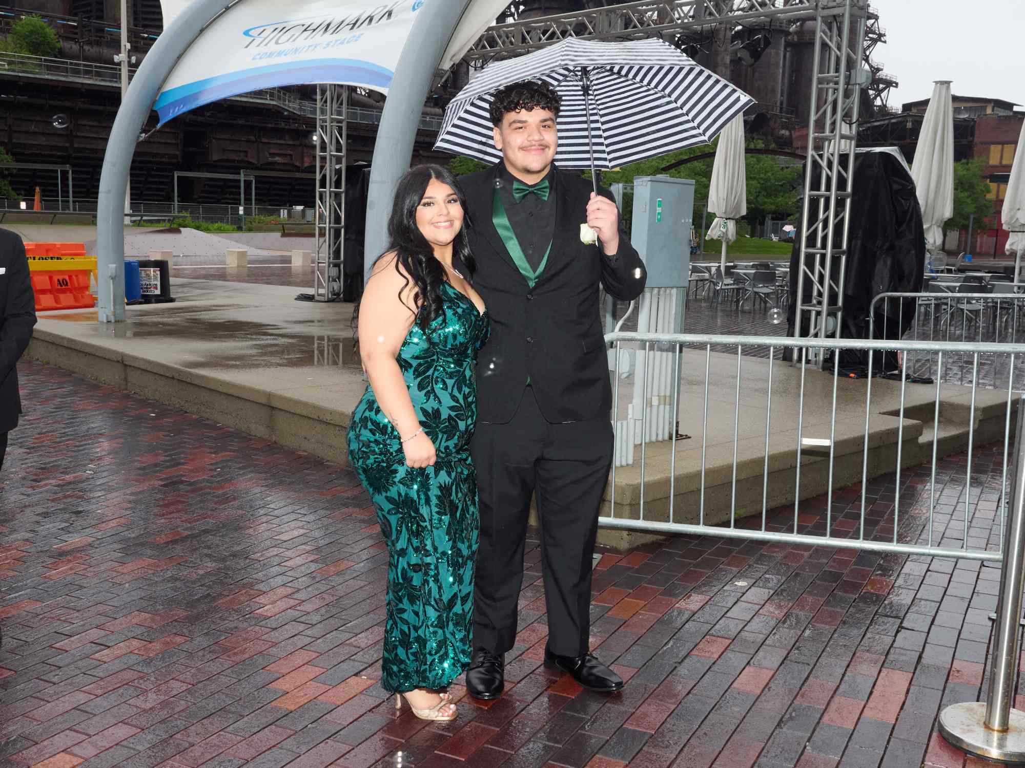 Northampton Area High School held its 2026 prom Saturday, May 23, at SteelStack in Bethlehem. Students and their guests arrive to the big night. (David Garrett/Special to The Morning Call)
