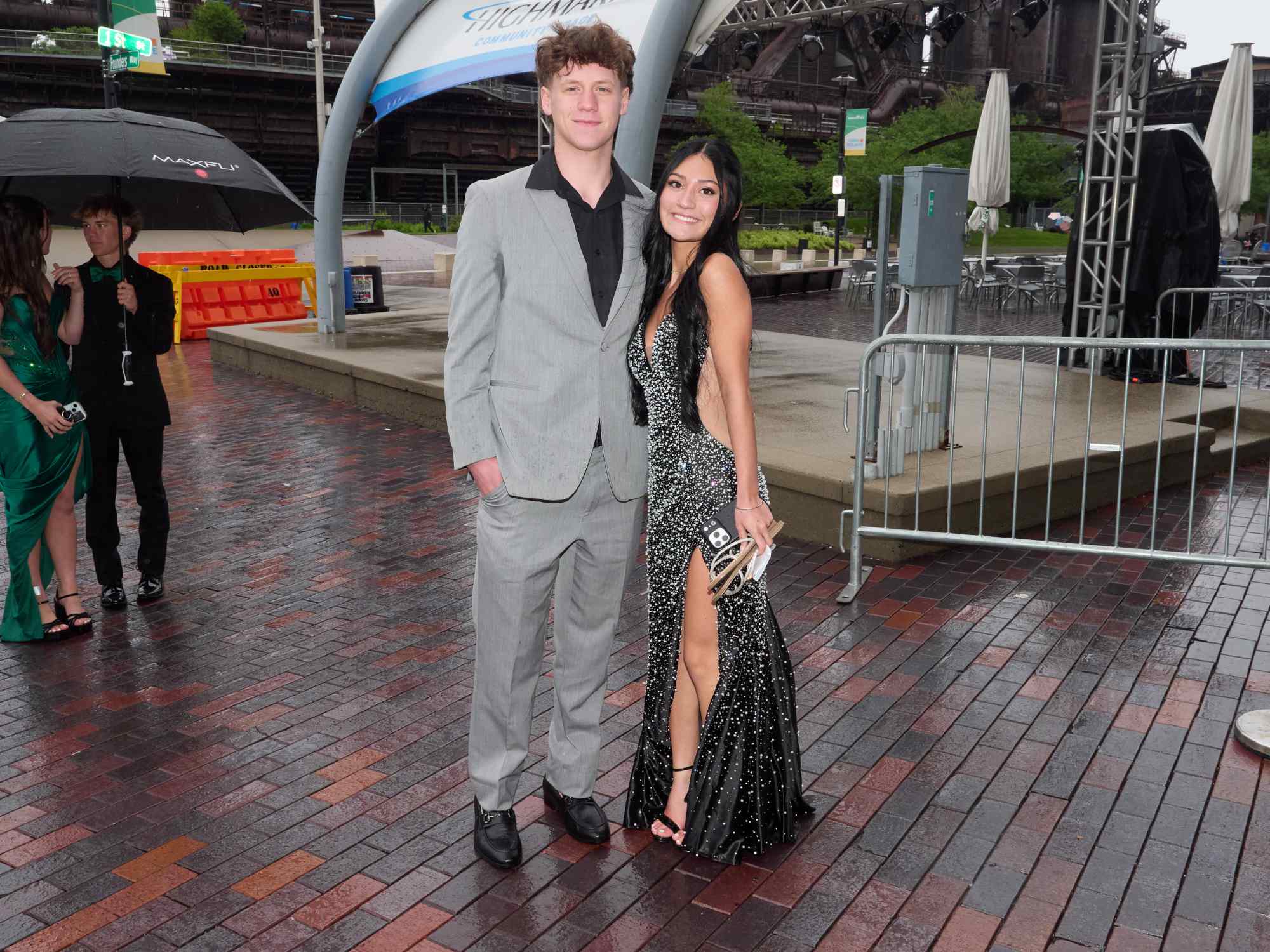 Northampton Area High School held its 2026 prom Saturday, May 23, at SteelStack in Bethlehem. Students and their guests arrive to the big night. (David Garrett/Special to The Morning Call)