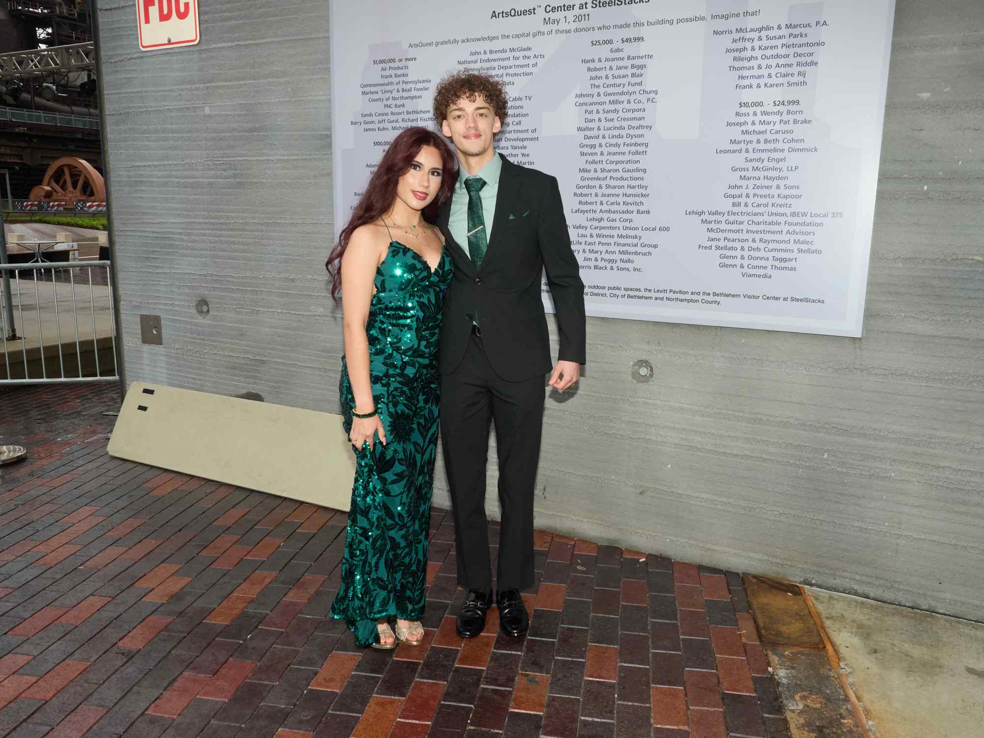 Northampton Area High School held its 2026 prom Saturday, May 23, at SteelStack in Bethlehem. Students and their guests arrive to the big night. (David Garrett/Special to The Morning Call)