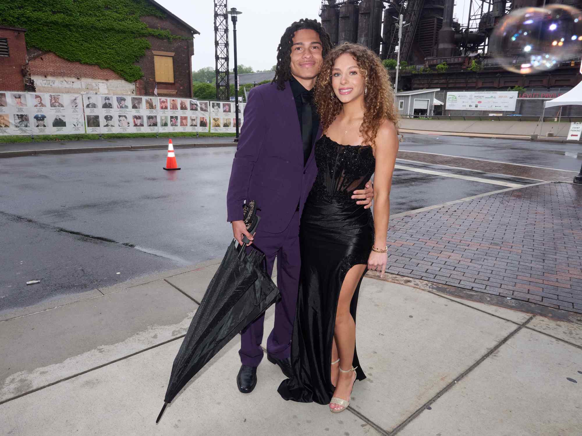 Northampton Area High School held its 2026 prom Saturday, May 23, at SteelStack in Bethlehem. Students and their guests arrive to the big night. (David Garrett/Special to The Morning Call)