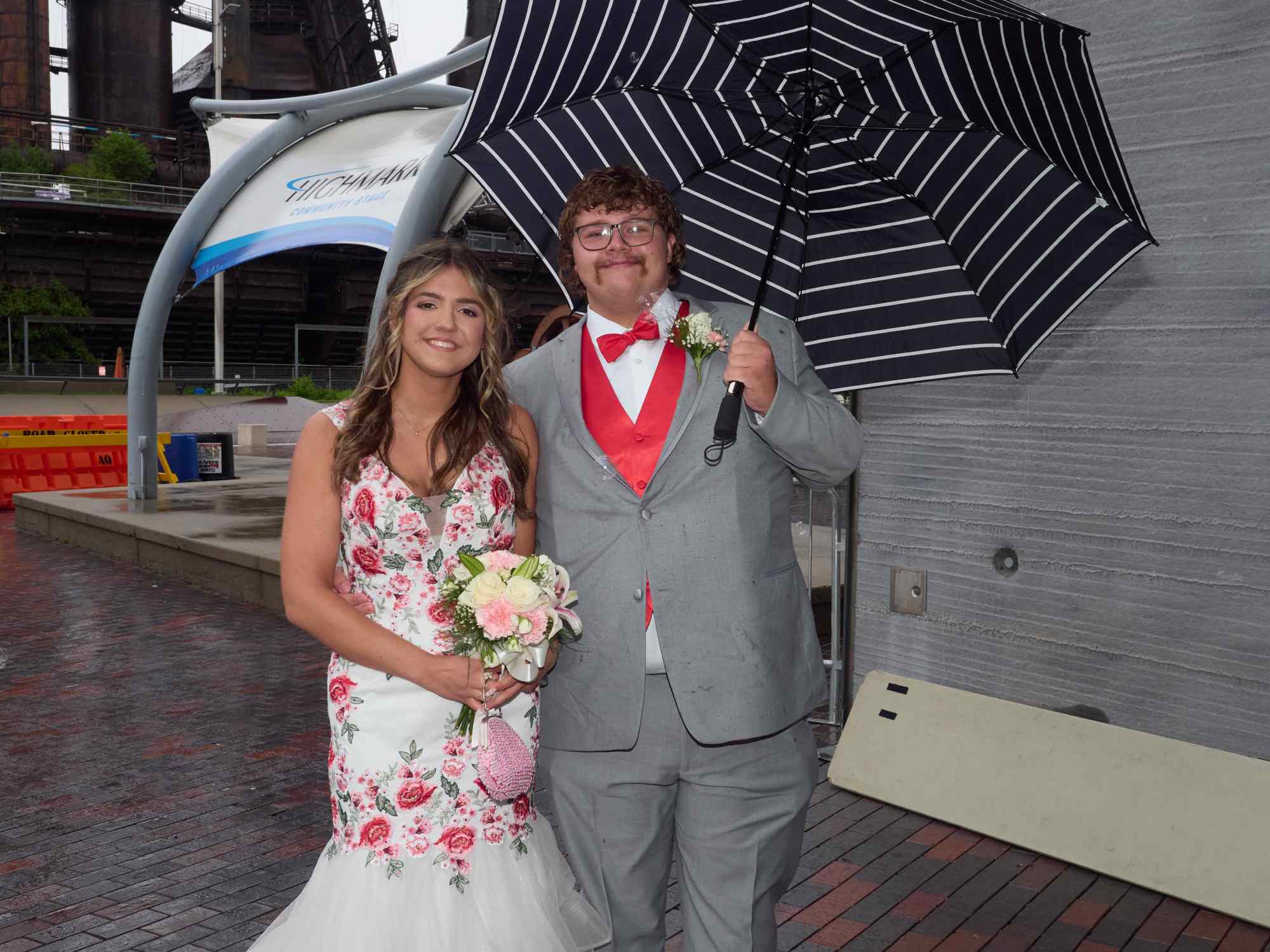 Northampton Area High School held its 2026 prom Saturday, May 23, at SteelStack in Bethlehem. Students and their guests arrive to the big night. (David Garrett/Special to The Morning Call)