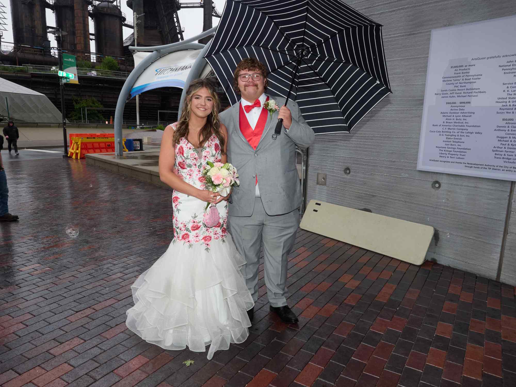 Northampton Area High School held its 2026 prom Saturday, May 23, at SteelStack in Bethlehem. Students and their guests arrive to the big night. (David Garrett/Special to The Morning Call)