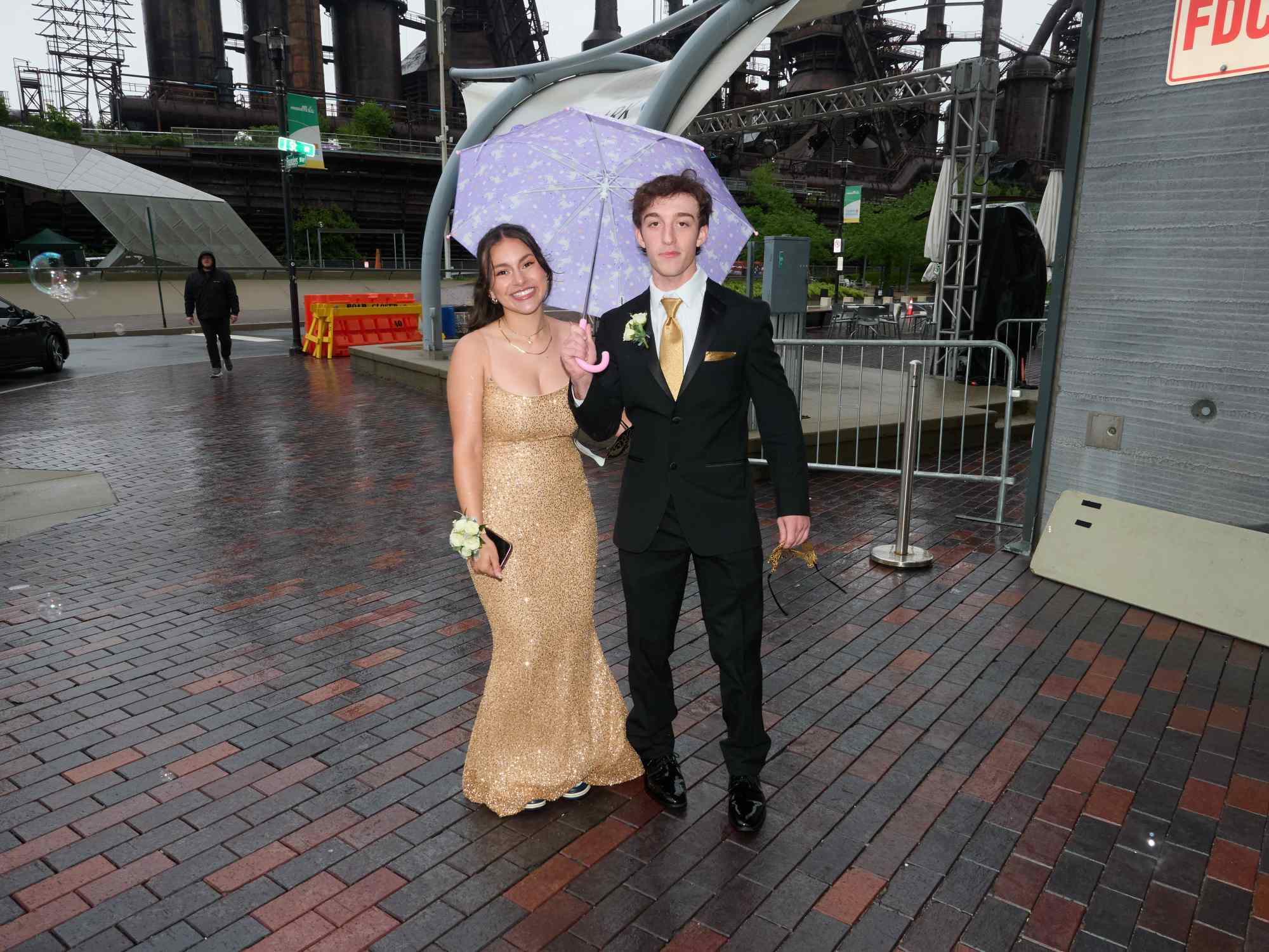 Northampton Area High School held its 2026 prom Saturday, May 23, at SteelStack in Bethlehem. Students and their guests arrive to the big night. (David Garrett/Special to The Morning Call)