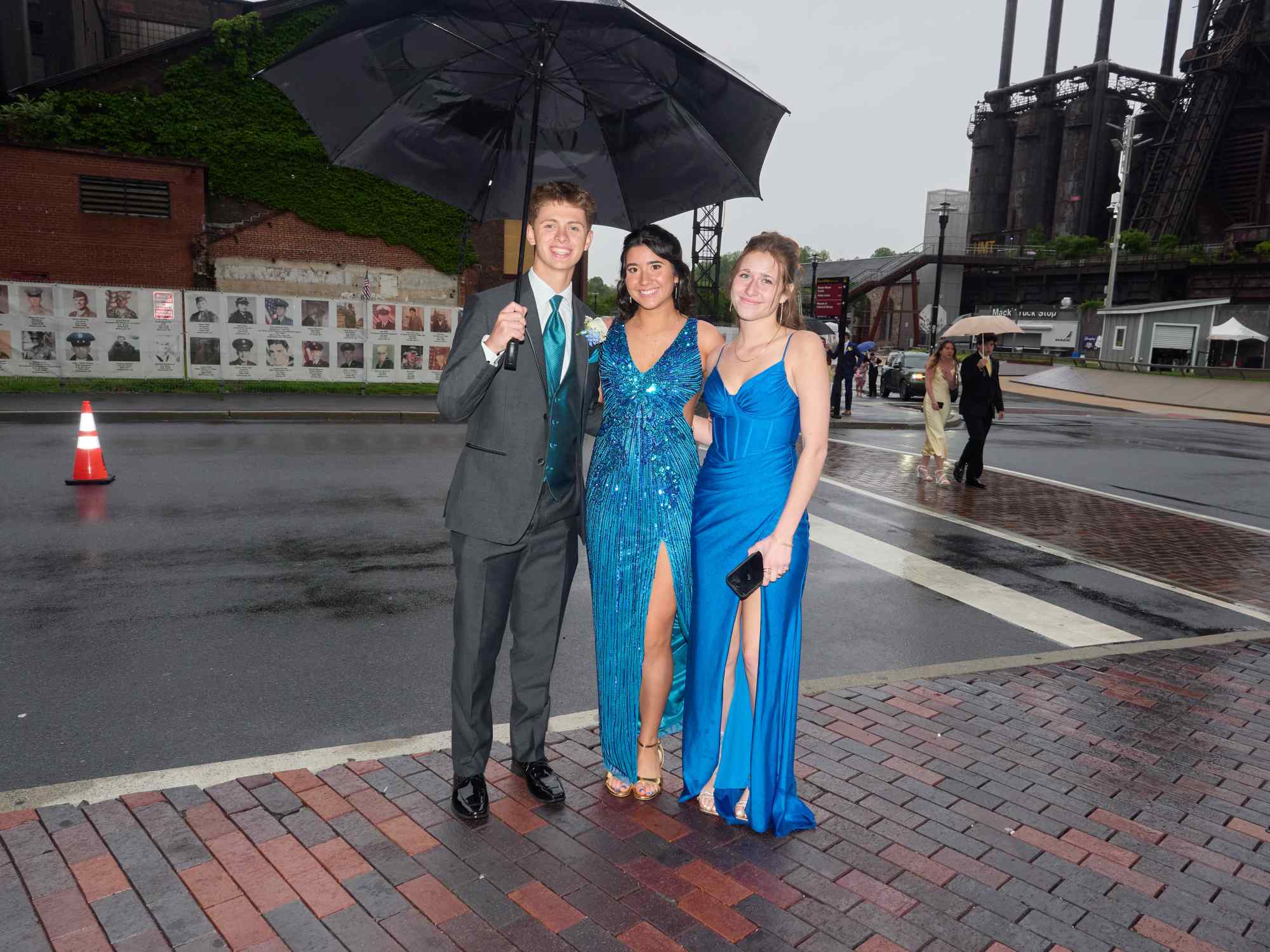 Northampton Area High School held its 2026 prom Saturday, May 23, at SteelStack in Bethlehem. Students and their guests arrive to the big night. (David Garrett/Special to The Morning Call)