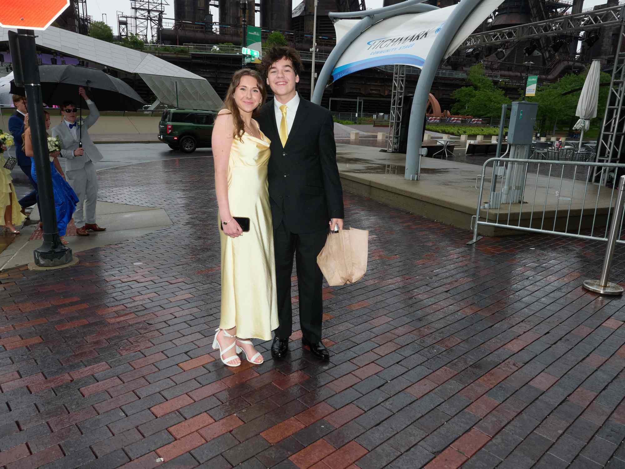 Northampton Area High School held its 2026 prom Saturday, May 23, at SteelStack in Bethlehem. Students and their guests arrive to the big night. (David Garrett/Special to The Morning Call)