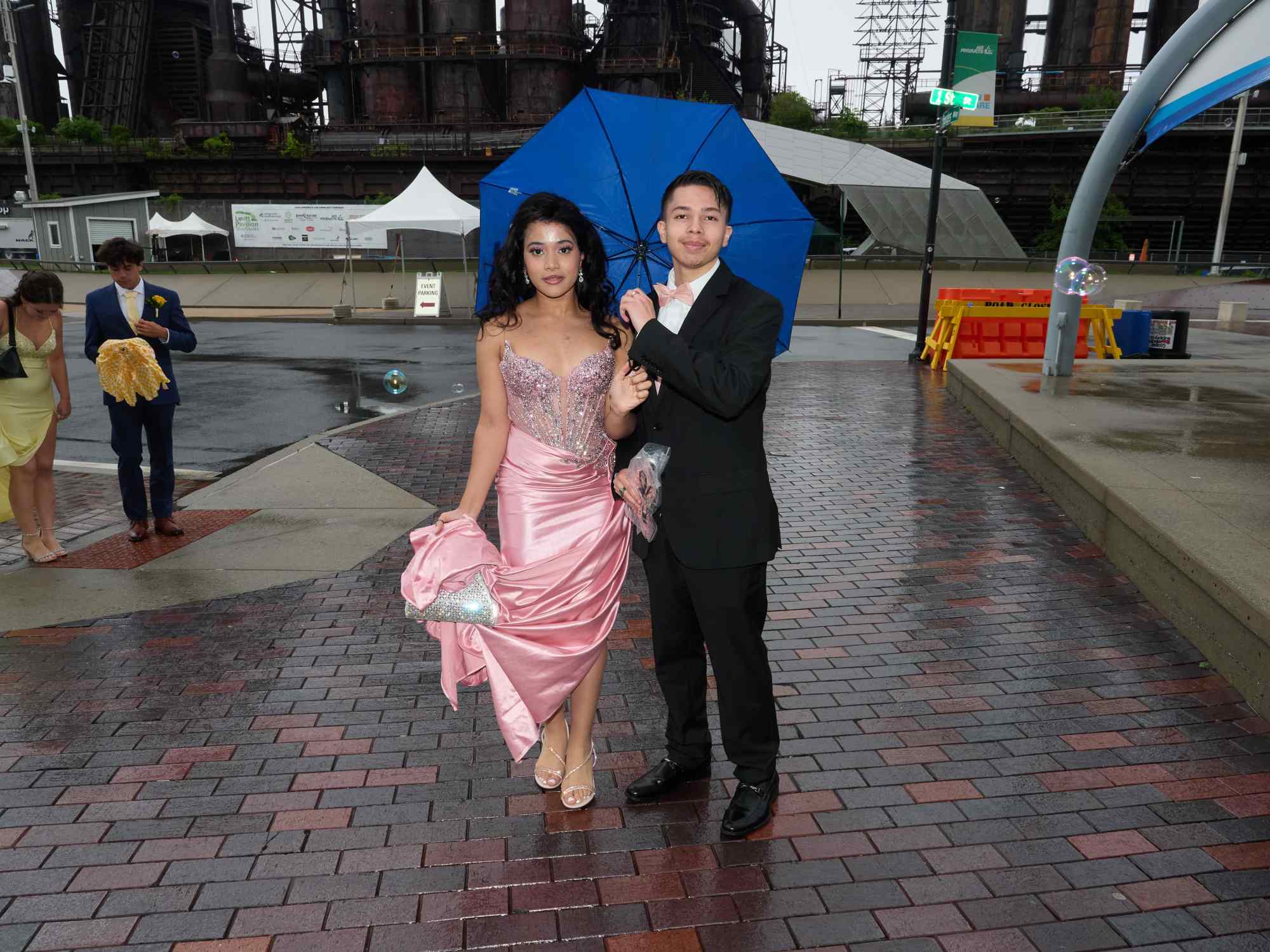 Northampton Area High School held its 2026 prom Saturday, May 23, at SteelStack in Bethlehem. Students and their guests arrive to the big night. (David Garrett/Special to The Morning Call)
