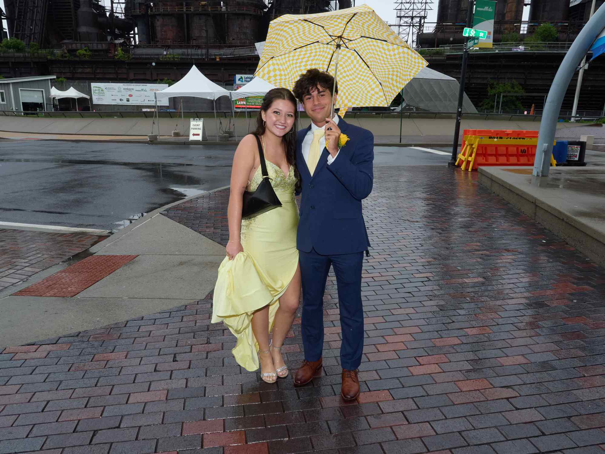 Northampton Area High School held its 2026 prom Saturday, May 23, at SteelStack in Bethlehem. Students and their guests arrive to the big night. (David Garrett/Special to The Morning Call)