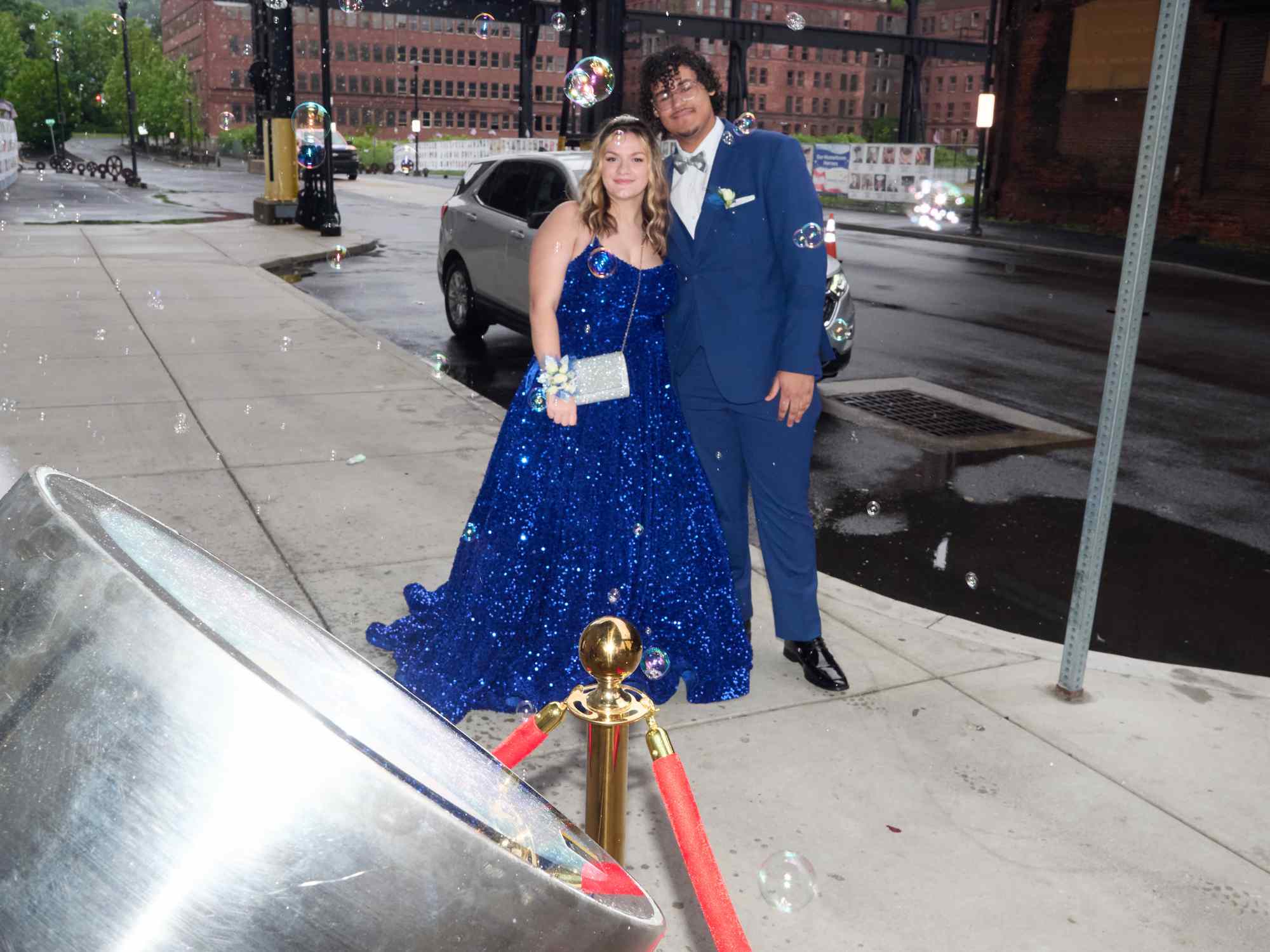 Northampton Area High School held its 2026 prom Saturday, May 23, at SteelStack in Bethlehem. Students and their guests arrive to the big night. (David Garrett/Special to The Morning Call)