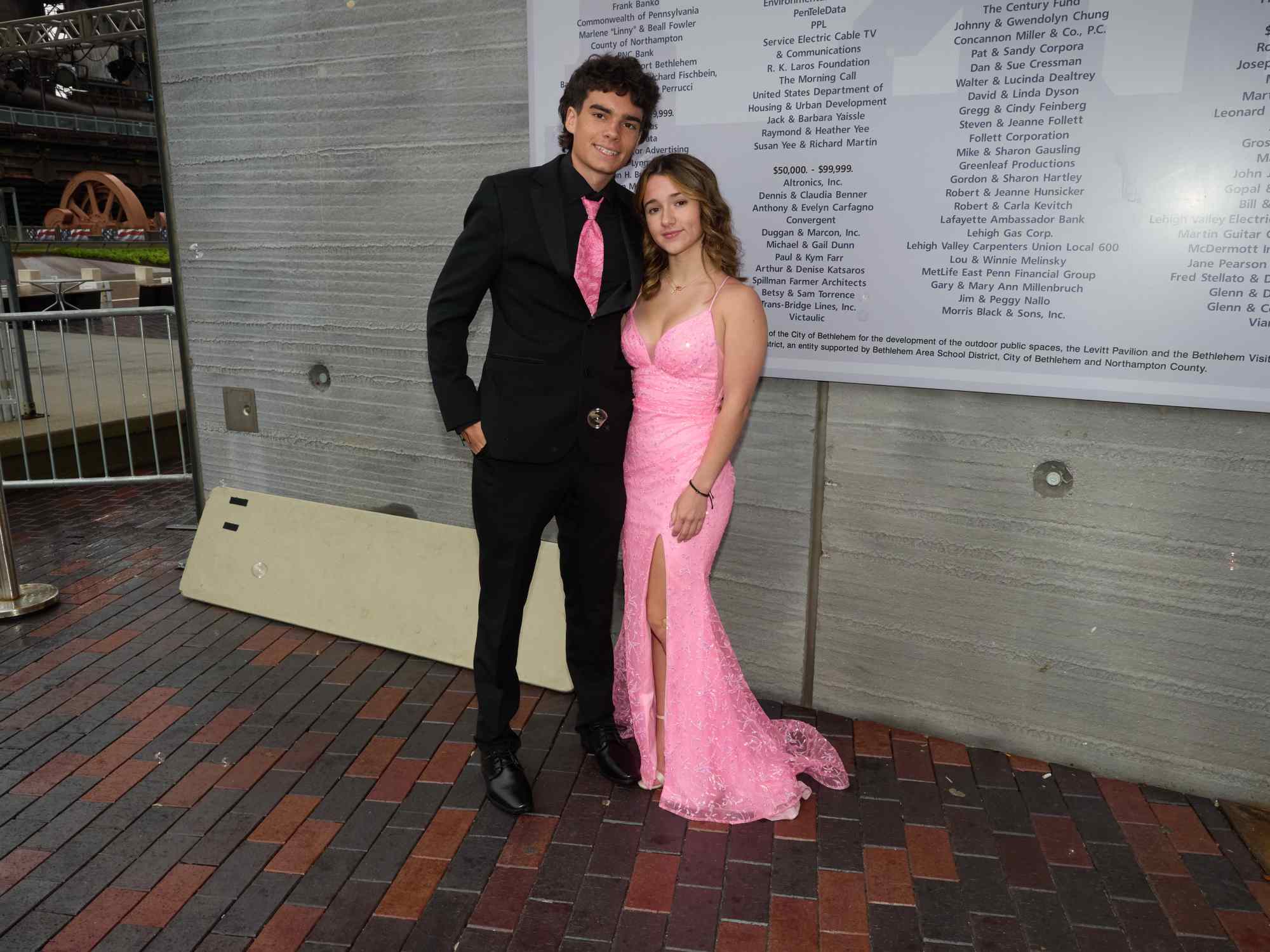 Northampton Area High School held its 2026 prom Saturday, May 23, at SteelStack in Bethlehem. Students and their guests arrive to the big night. (David Garrett/Special to The Morning Call)